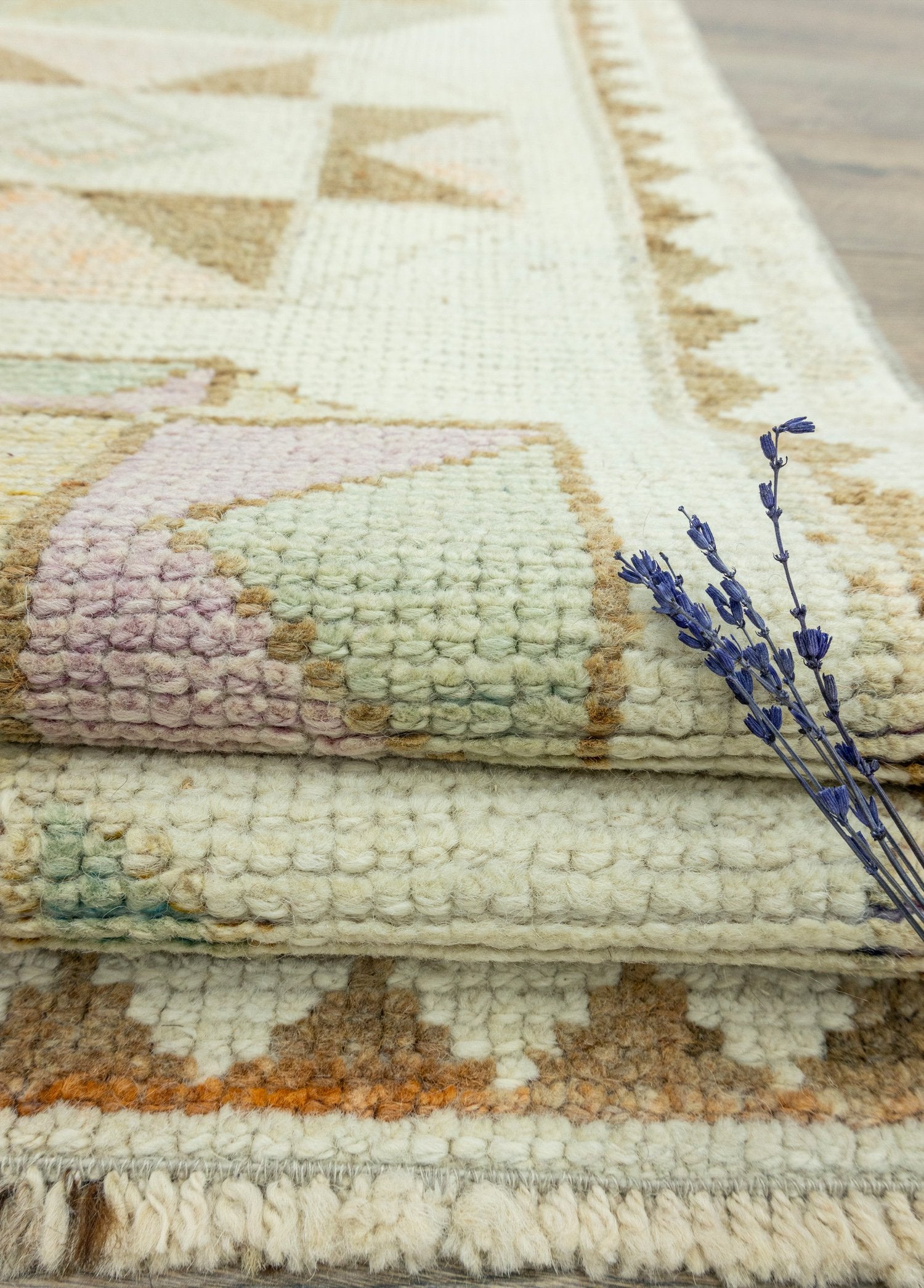 Soho Antiq-Meshed El Dokuma Yün Herki Yolluk 79x397 Cm-Halı-4-Milagron.com