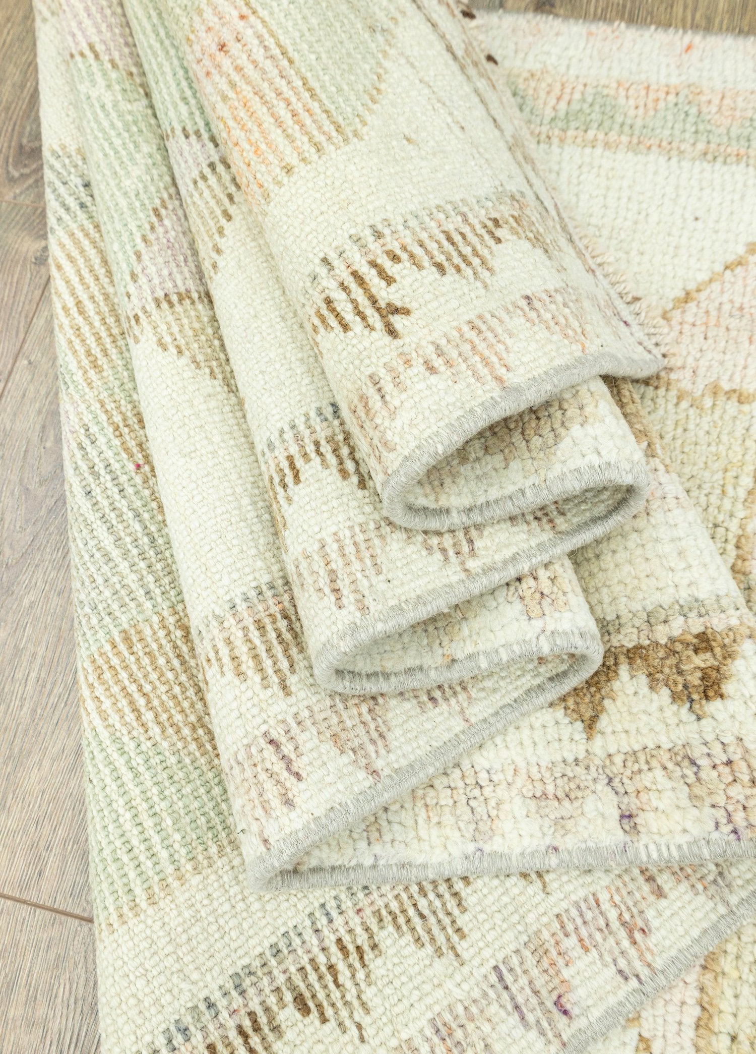 Soho Antiq-Meshed El Dokuma Yün Herki Yolluk 79x397 Cm-Halı-6-Milagron.com