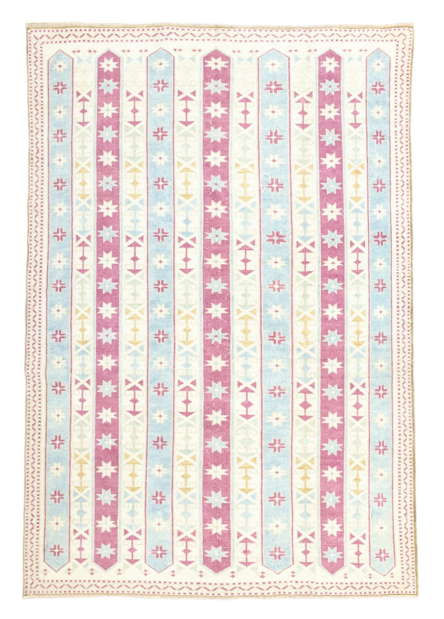 Soho Antiq-Meyan Geometrik Tasarımlı Yün Halı 166x234 Cm-Halı-1-Milagron.com