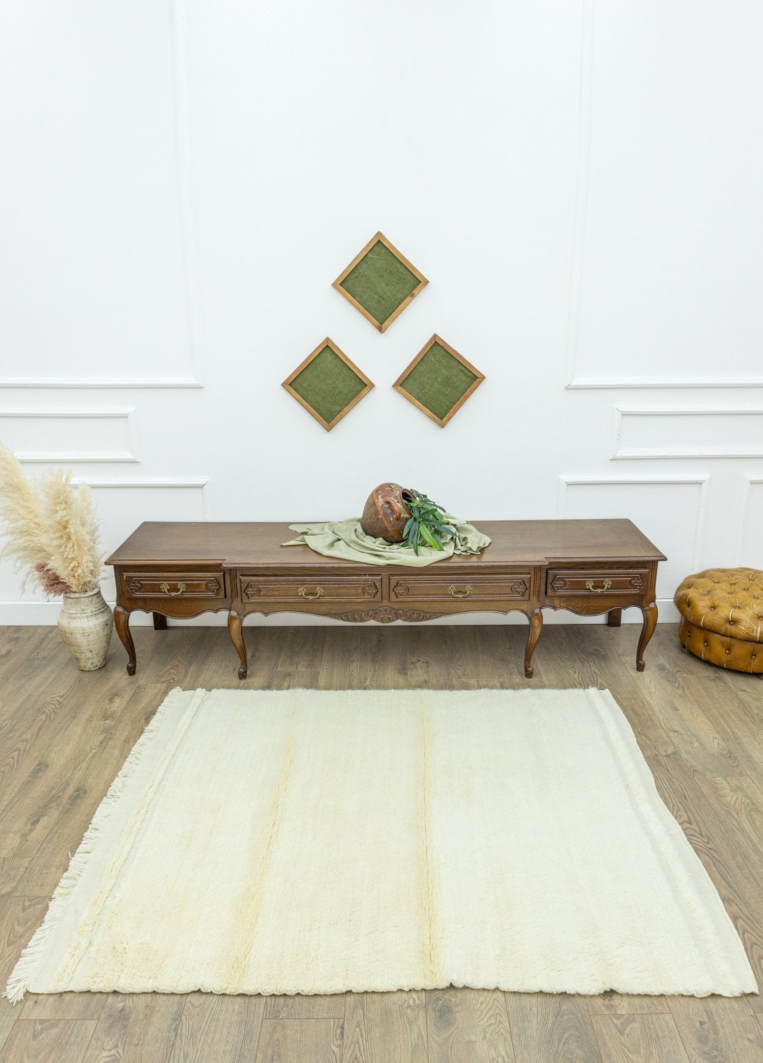 Soho Antiq-Meybod Natural El Dokuma Tiftik Halı 141 x 179 Cm-Halı-2-Milagron.com