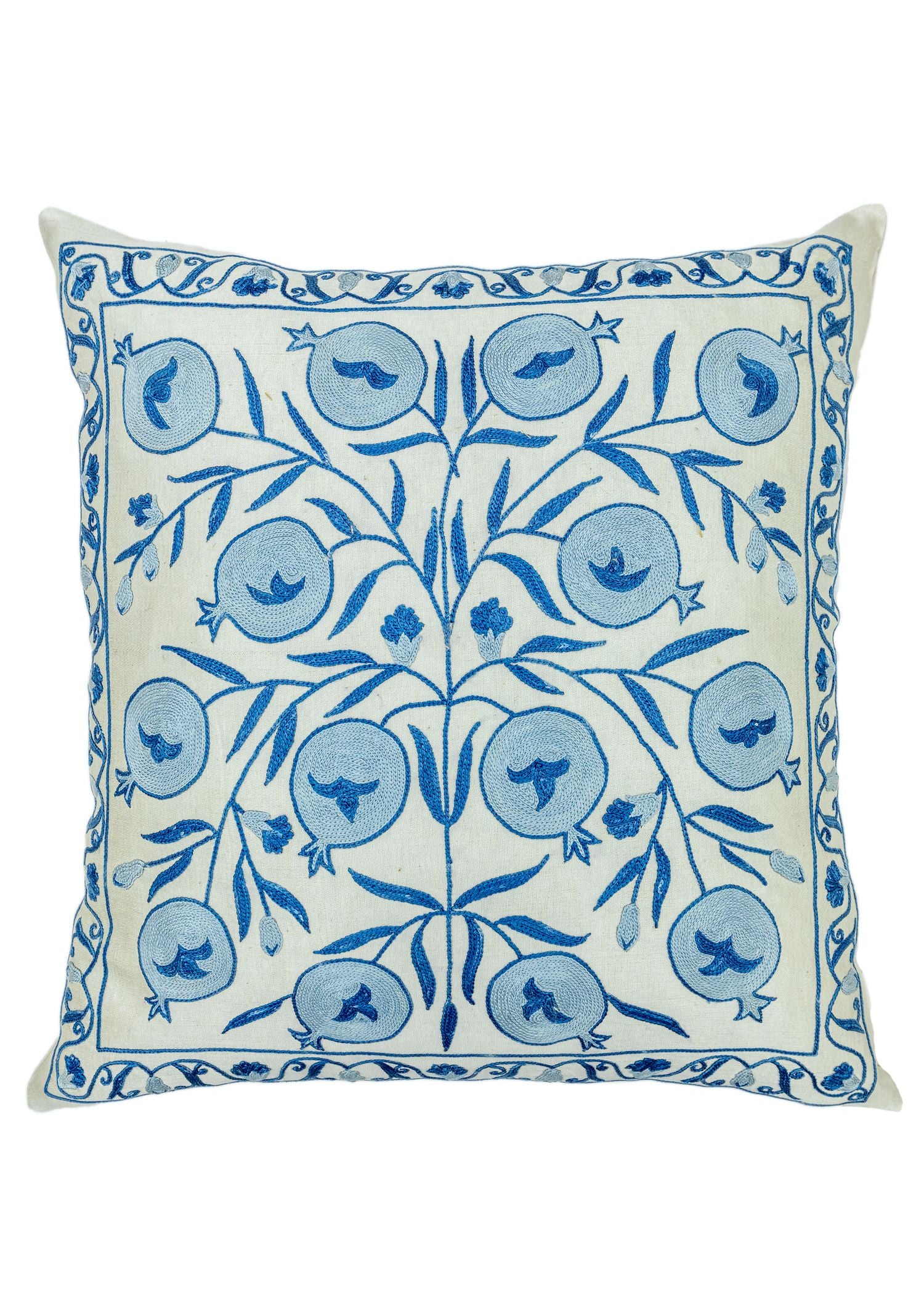 Soho Antiq-Miraz El Yapımı İpek Kırlent 45x45 Cm-Kırlent-1-Milagron.com