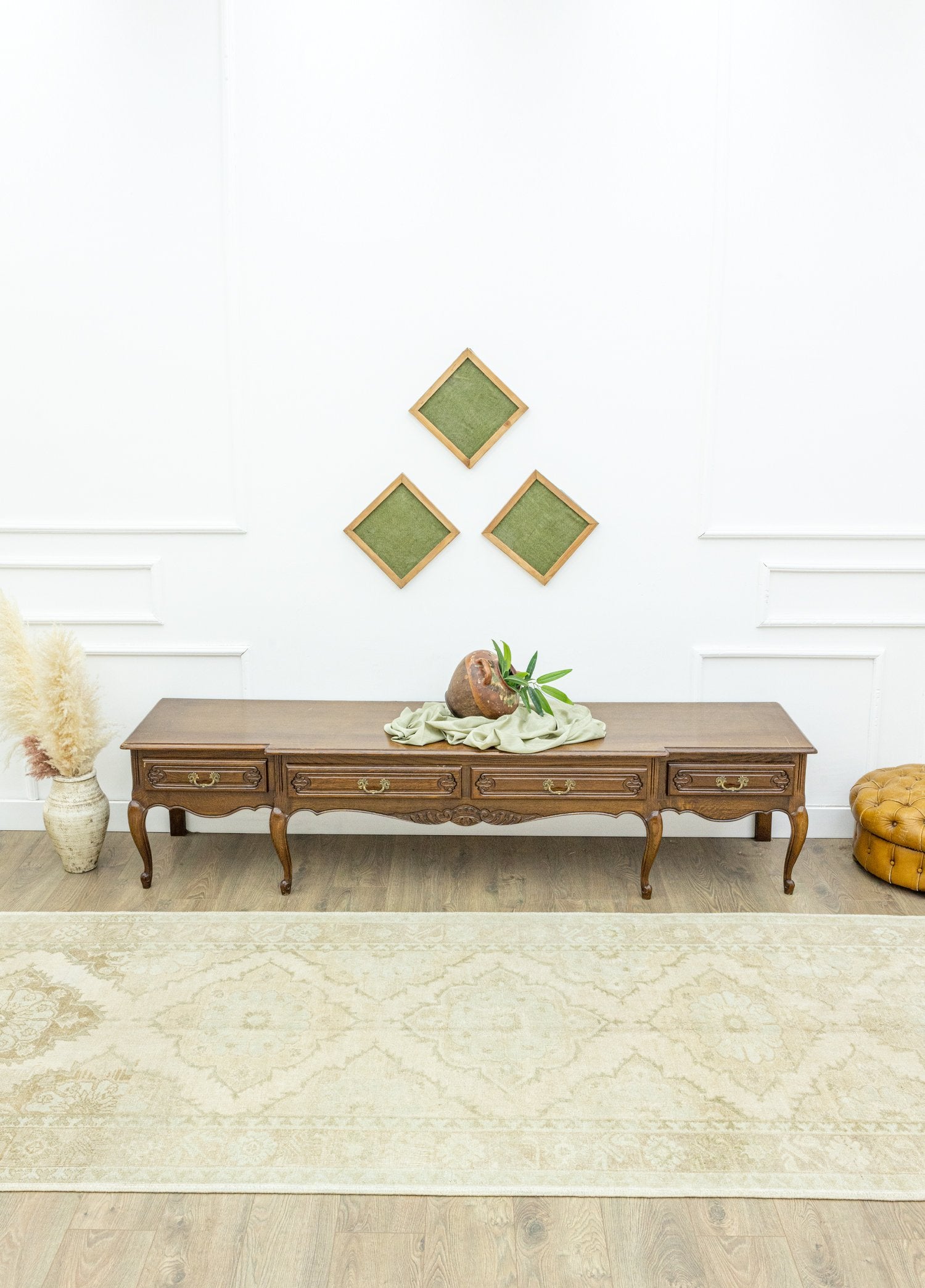 Soho Antiq-Moon Pastel Renkli El Dokuma Halı Yolluk 137x374 Cm-Halı-2-Milagron.com