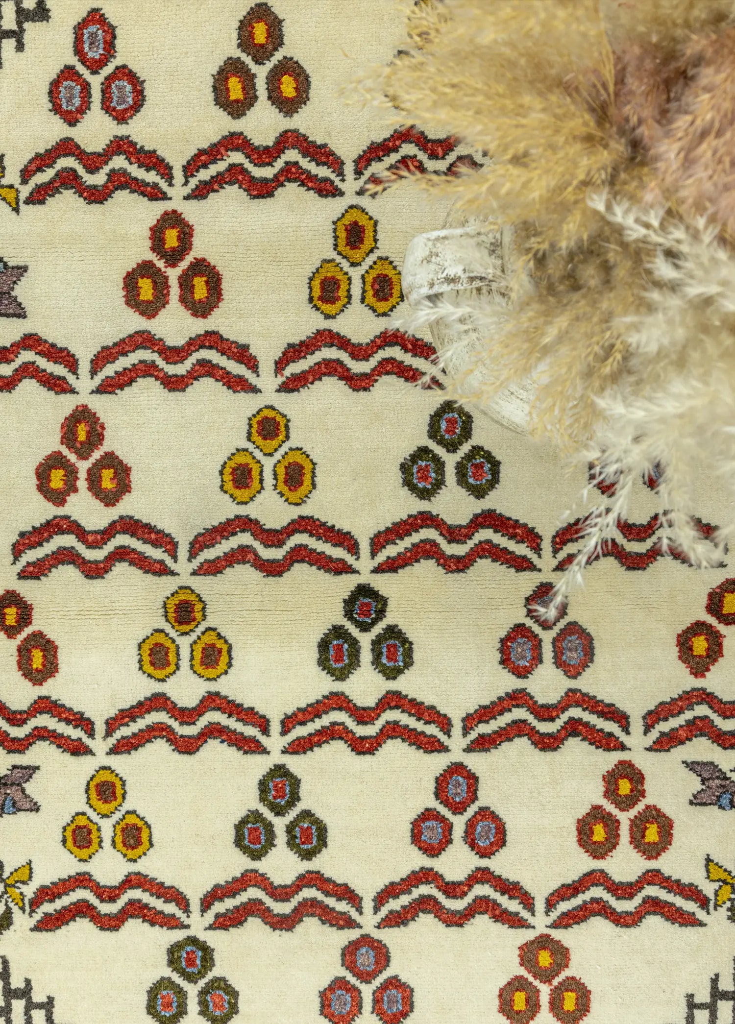 Soho Antiq-Neyra Çintemani Desenli Yün Halı 90x130 Cm-3-Milagron.com