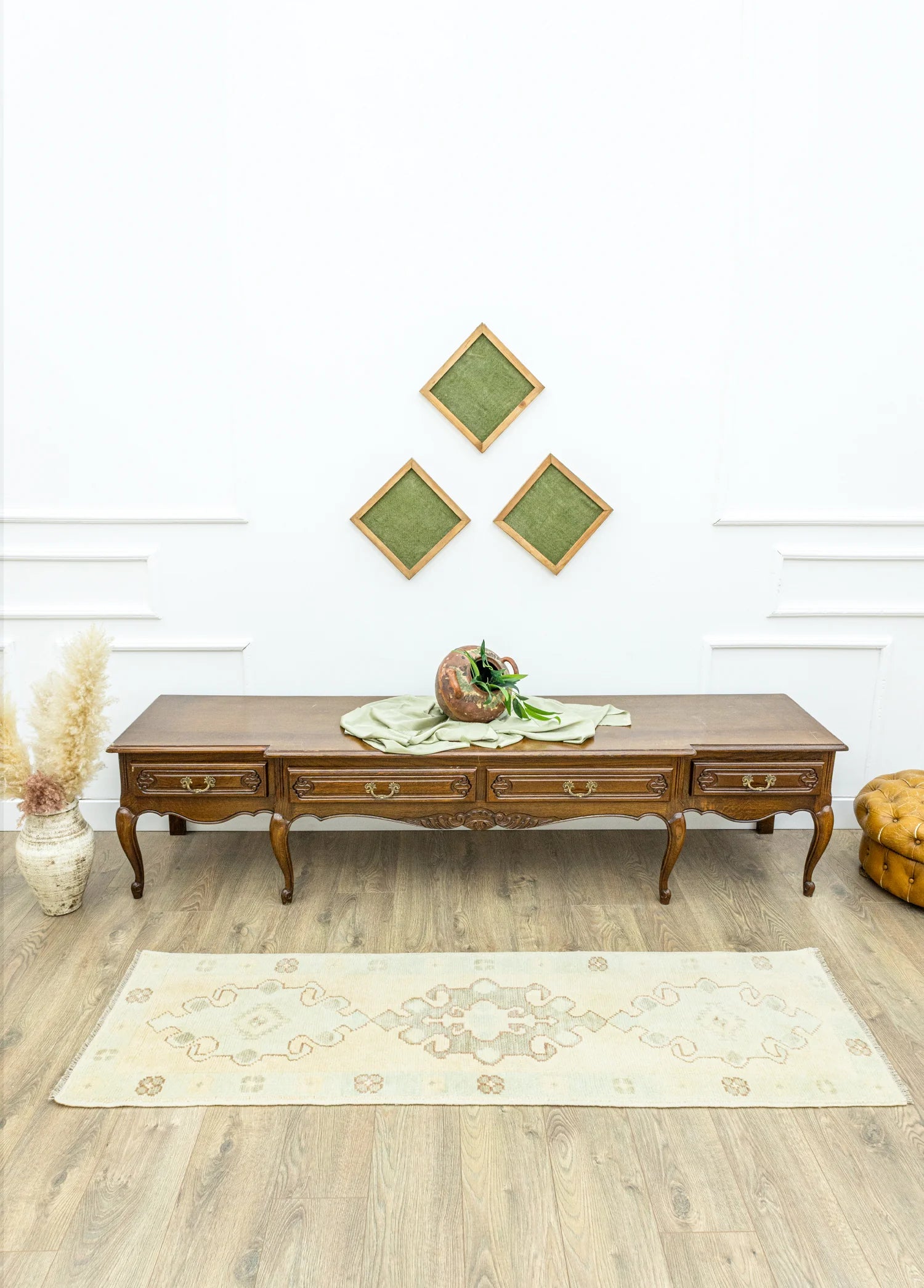 Soho Antiq-Nil El Dokuma Uşak Yolluk 59x195 Cm-2-Milagron.com