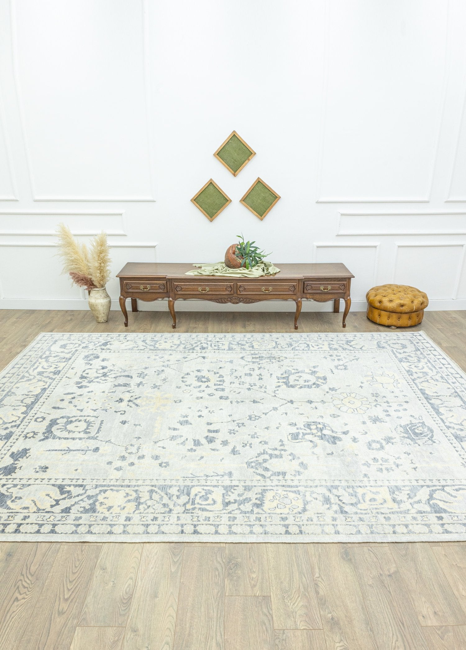 Soho Antiq-Nora Pastel Renkli El Dokuma Uşak Halı 270x370 Cm-Halı-2-Milagron.com