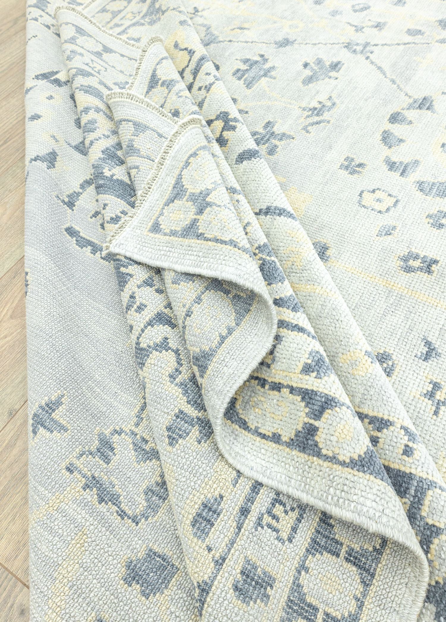 Soho Antiq-Nora Pastel Renkli El Dokuma Uşak Halı 270x370 Cm-Halı-7-Milagron.com