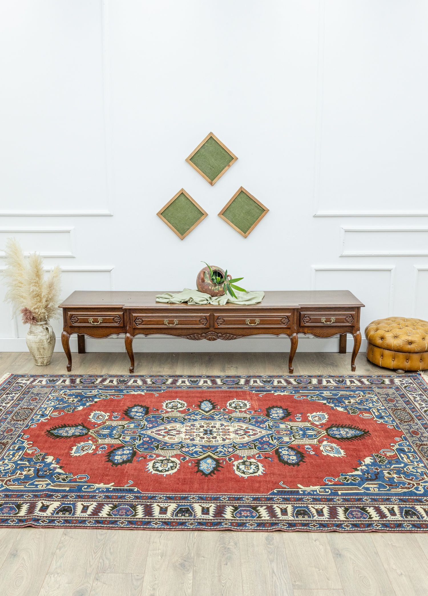 Soho Antiq-Owen Rustik El Dokuma Yün Halı 200x307 Cm-Halı-2-Milagron.com