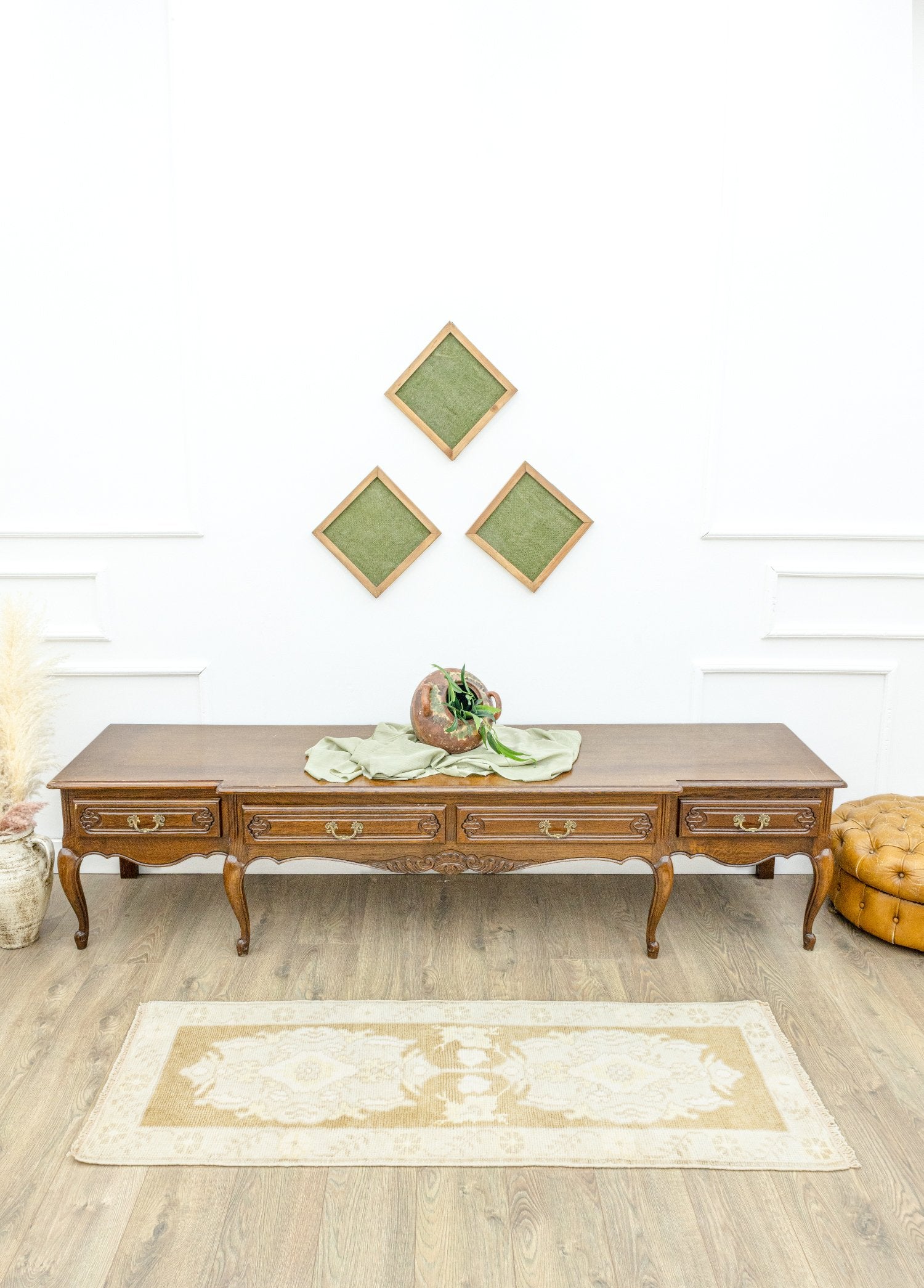 Soho Antiq-Pera Natural Renkli Uşak Yolluk 59x165 Cm-Halı-2-Milagron.com