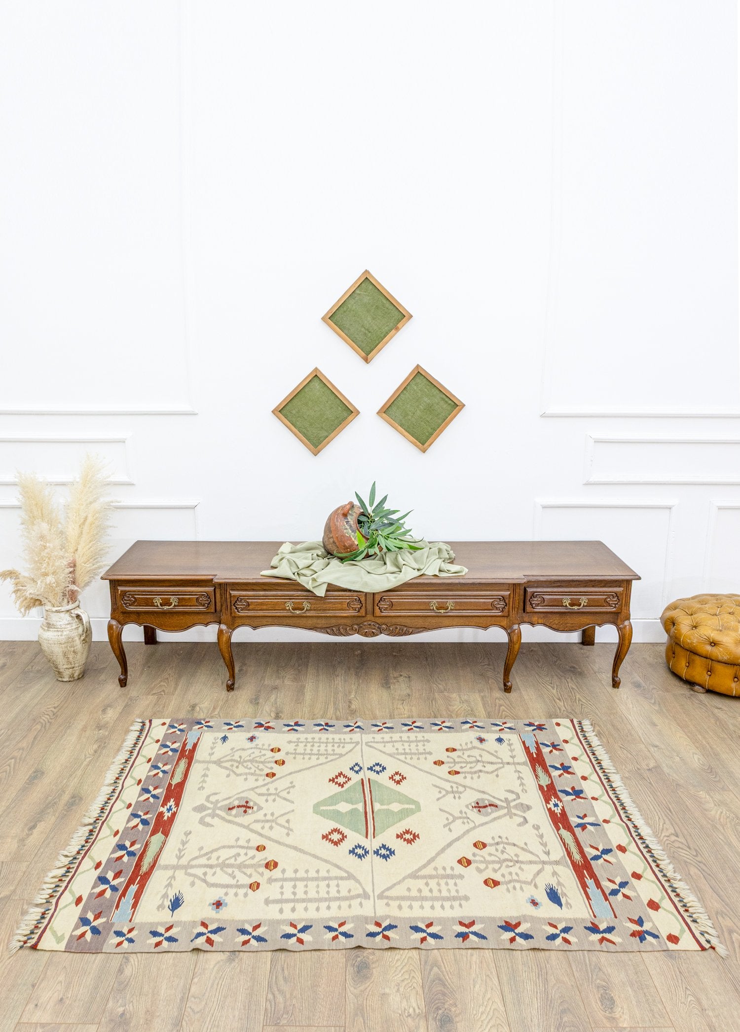 Soho Antiq-Peren şarköy Desenli Yün Kilim 115x172 Cm-2-Milagron.com