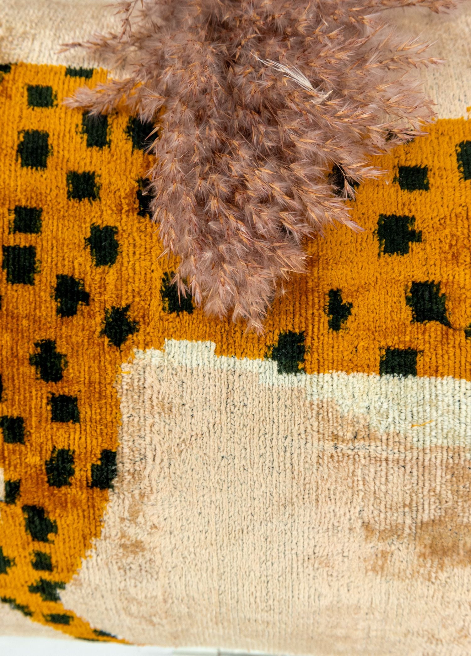 Soho Antiq-Prunus Çita Desenli İkat Kırlent 60x40 Cm-Kırlent-3-Milagron.com