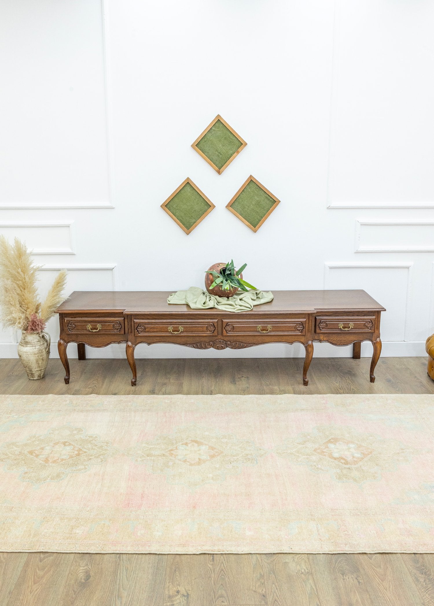 Soho Antiq-Rafsan Vintage El Dokuma Yün Anadolu Halısı 148x316 Cm-Halı-2-Milagron.com