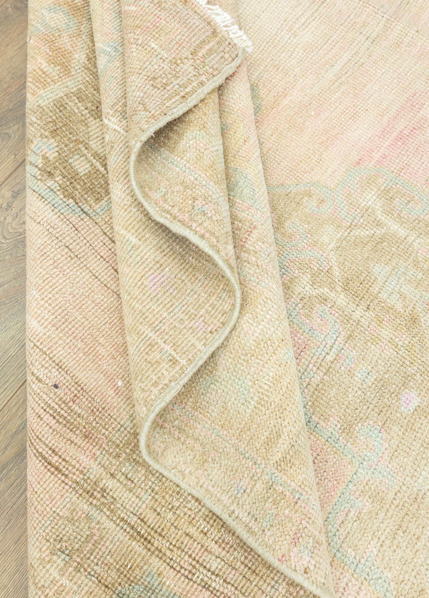 Soho Antiq-Rafsan Vintage El Dokuma Yün Anadolu Halısı 148x316 Cm-Halı-6-Milagron.com