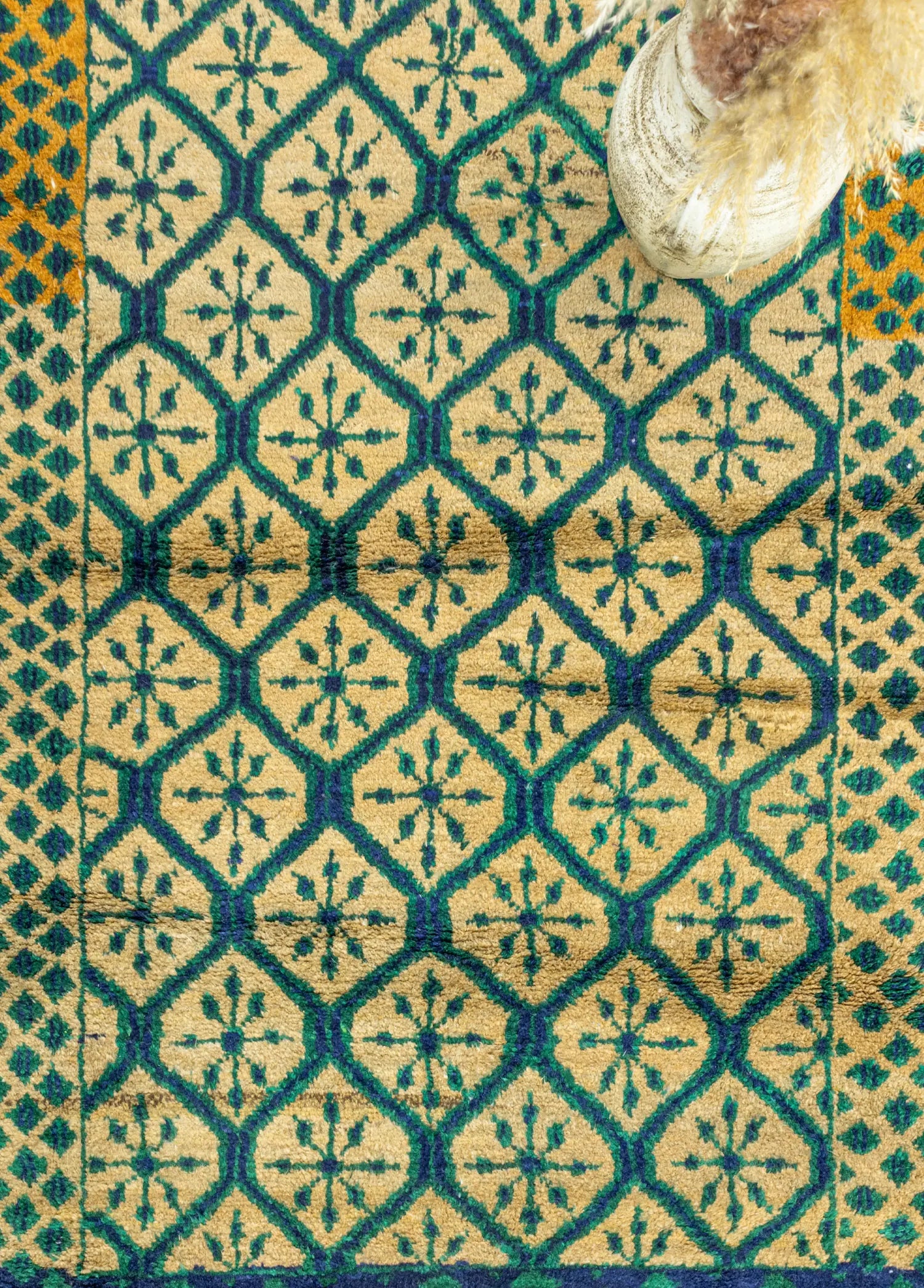 Soho Antiq-Razavi Geometrik Desenli Tülü Halı 120x178 Cm-3-Milagron.com