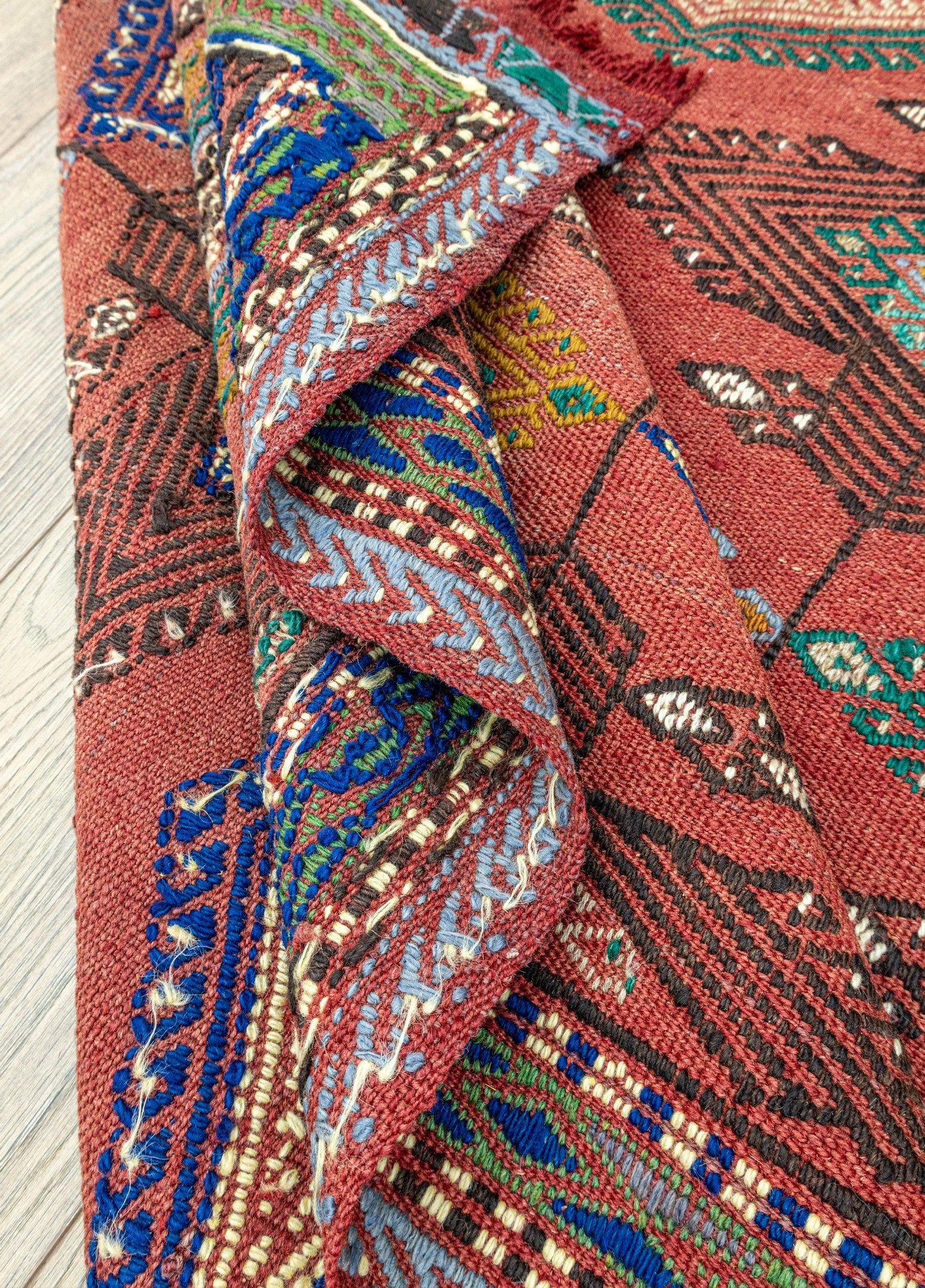 Soho Antiq-Rinat Etnik Tasarımlı El Dokuma Cicim Kilim 131x159 Cm-Halı-6-Milagron.com