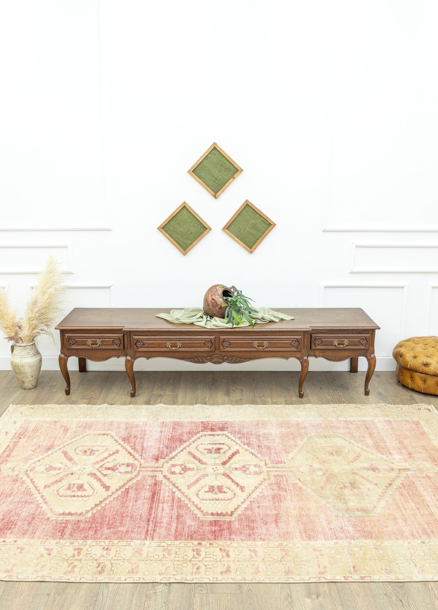 Soho Antiq-Riva Geometrik Tasarımlı El Dokuma Halı 169x295 Cm-Halı-2-Milagron.com