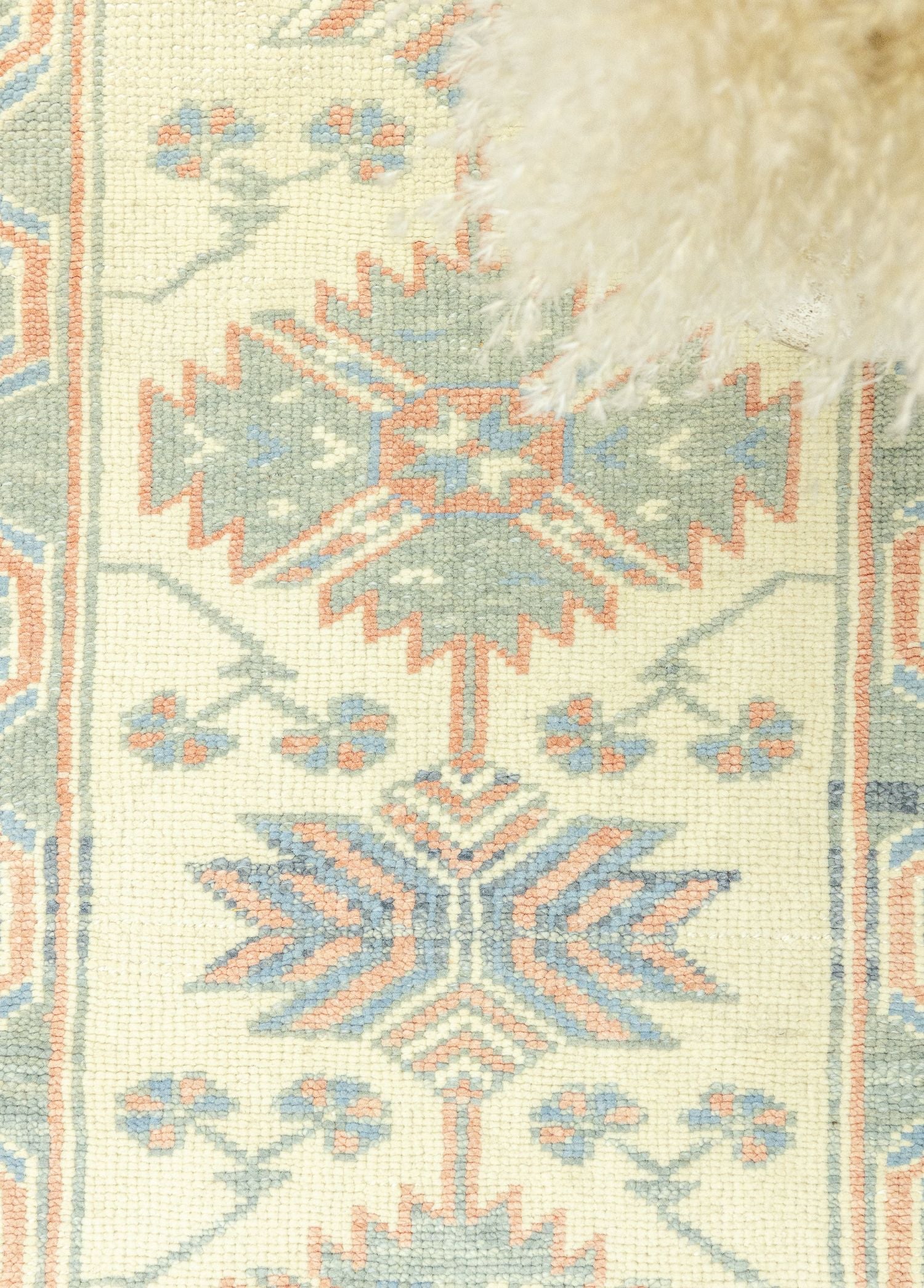 Soho Antiq-Rose Floral Motifli Yün Yolluk 73x201 Cm-Halı-3-Milagron.com