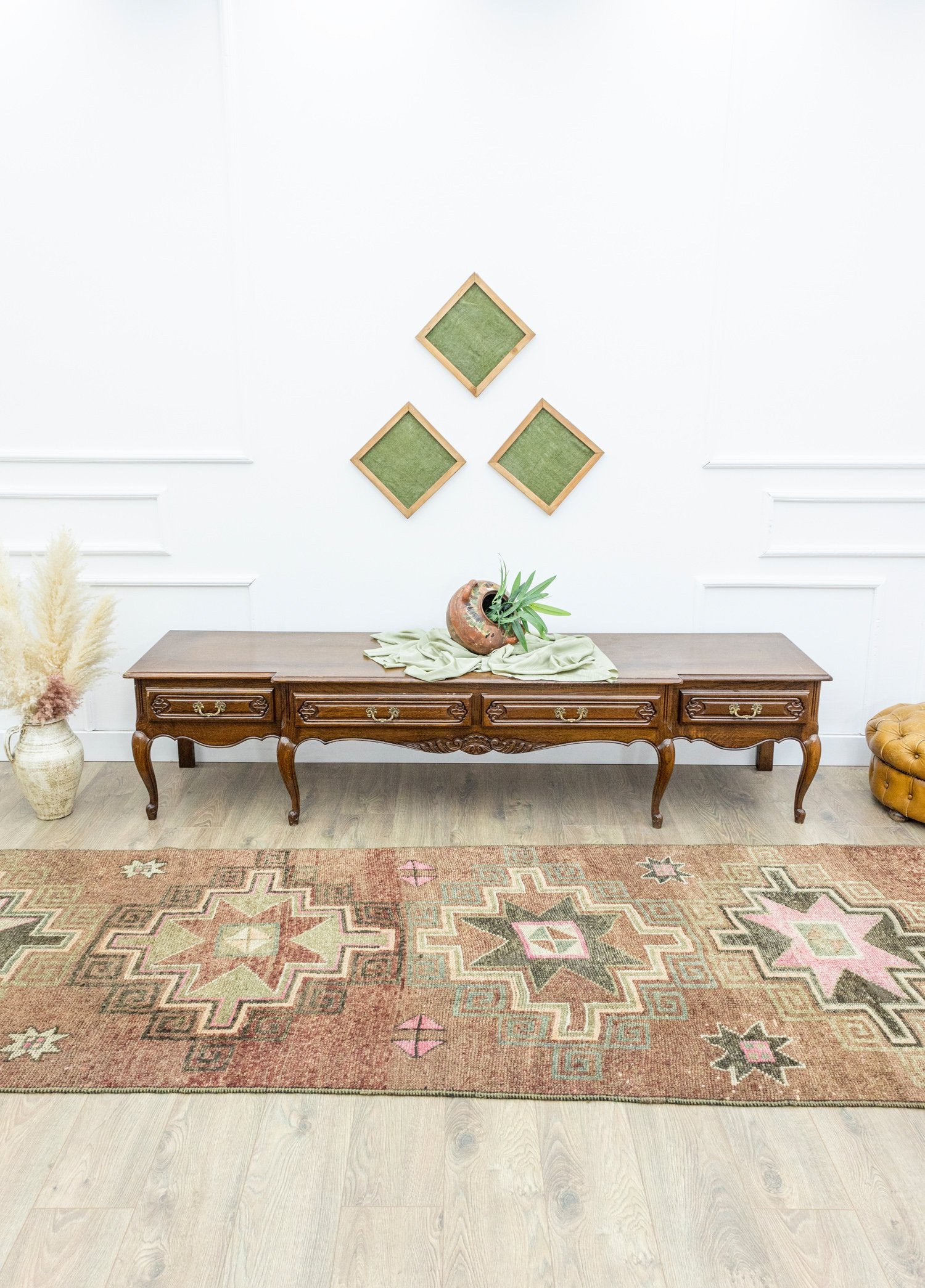 Soho Antiq-Royal El Dokuma Kahverengi Herki Yolluk 116x389 Cm-Halı-2-Milagron.com