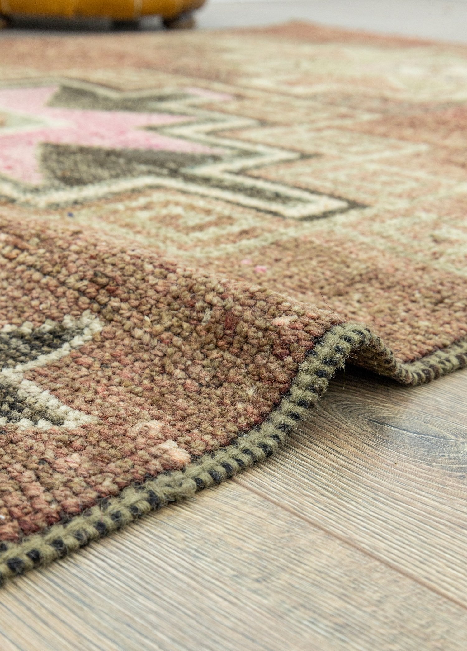 Soho Antiq-Royal El Dokuma Kahverengi Herki Yolluk 116x389 Cm-Halı-5-Milagron.com