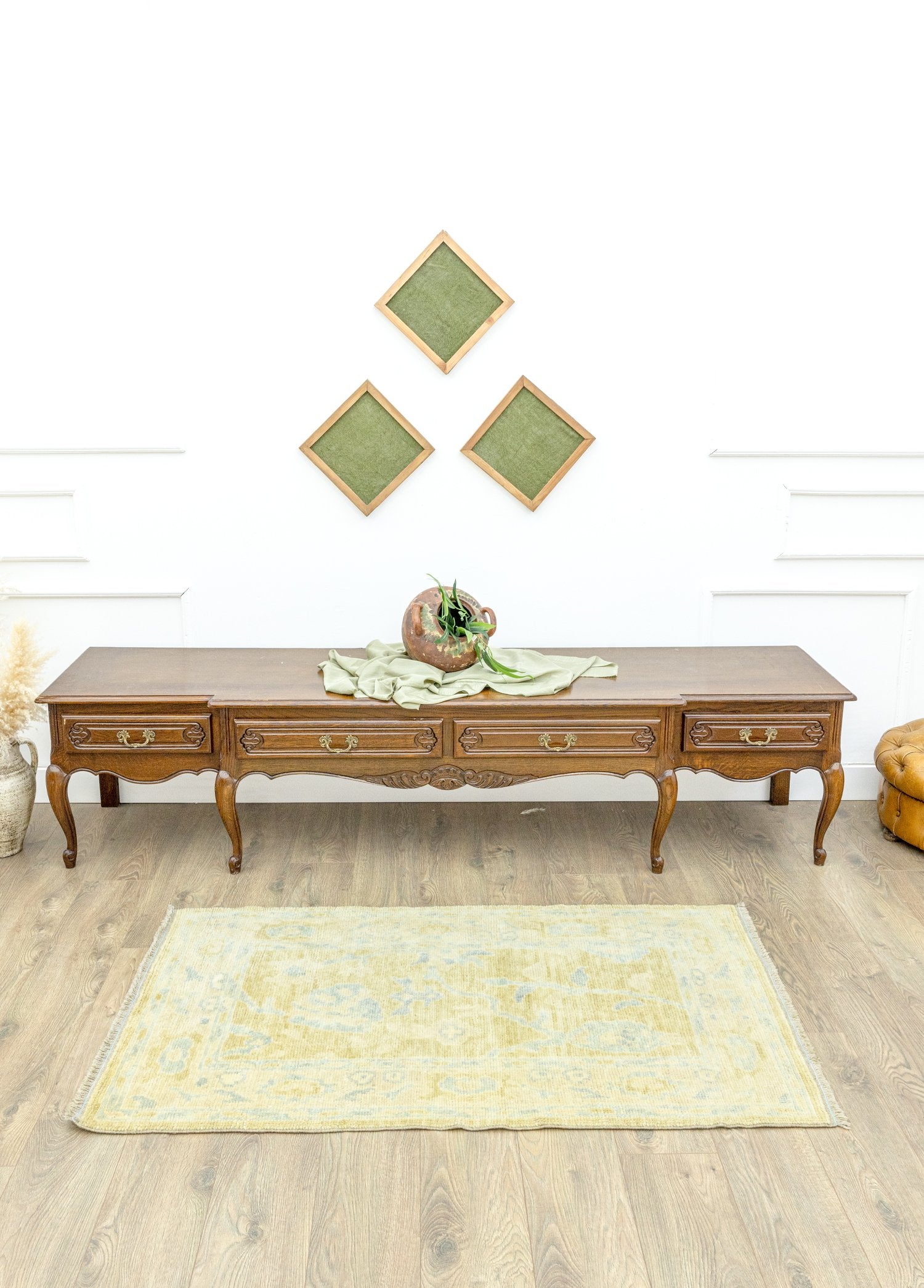 Soho Antiq-Sadun El Dokuma Küçük Uşak Halı 92x150 Cm-Halı-2-Milagron.com