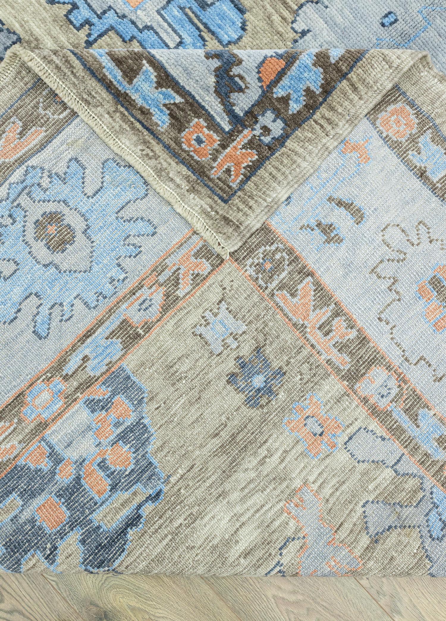 Soho Antiq-Saiva Büyük El Dokuma Uşak Desenli Halı 270x326 Cm-Halı-5-Milagron.com