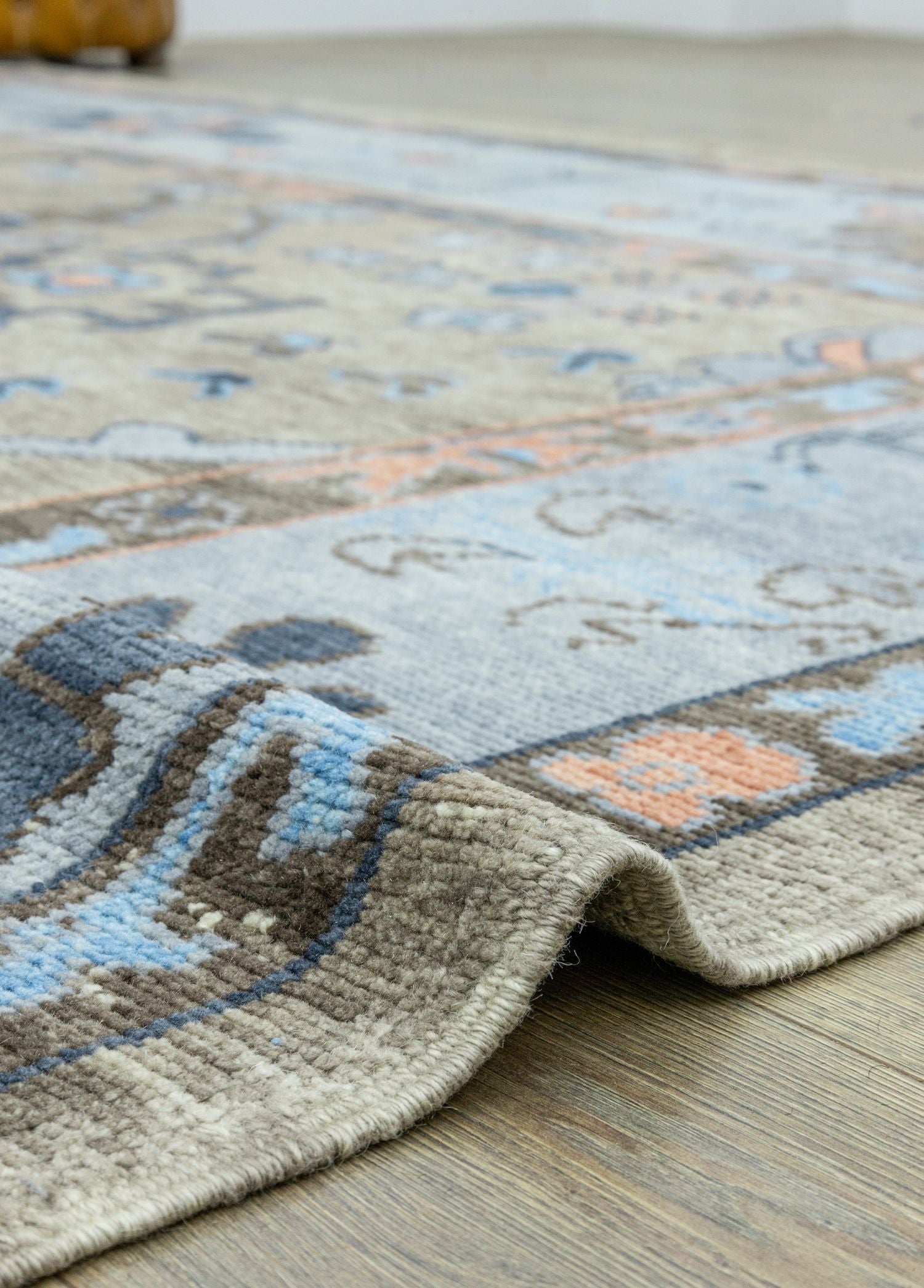 Soho Antiq-Saiva Büyük El Dokuma Uşak Desenli Halı 270x326 Cm-Halı-6-Milagron.com