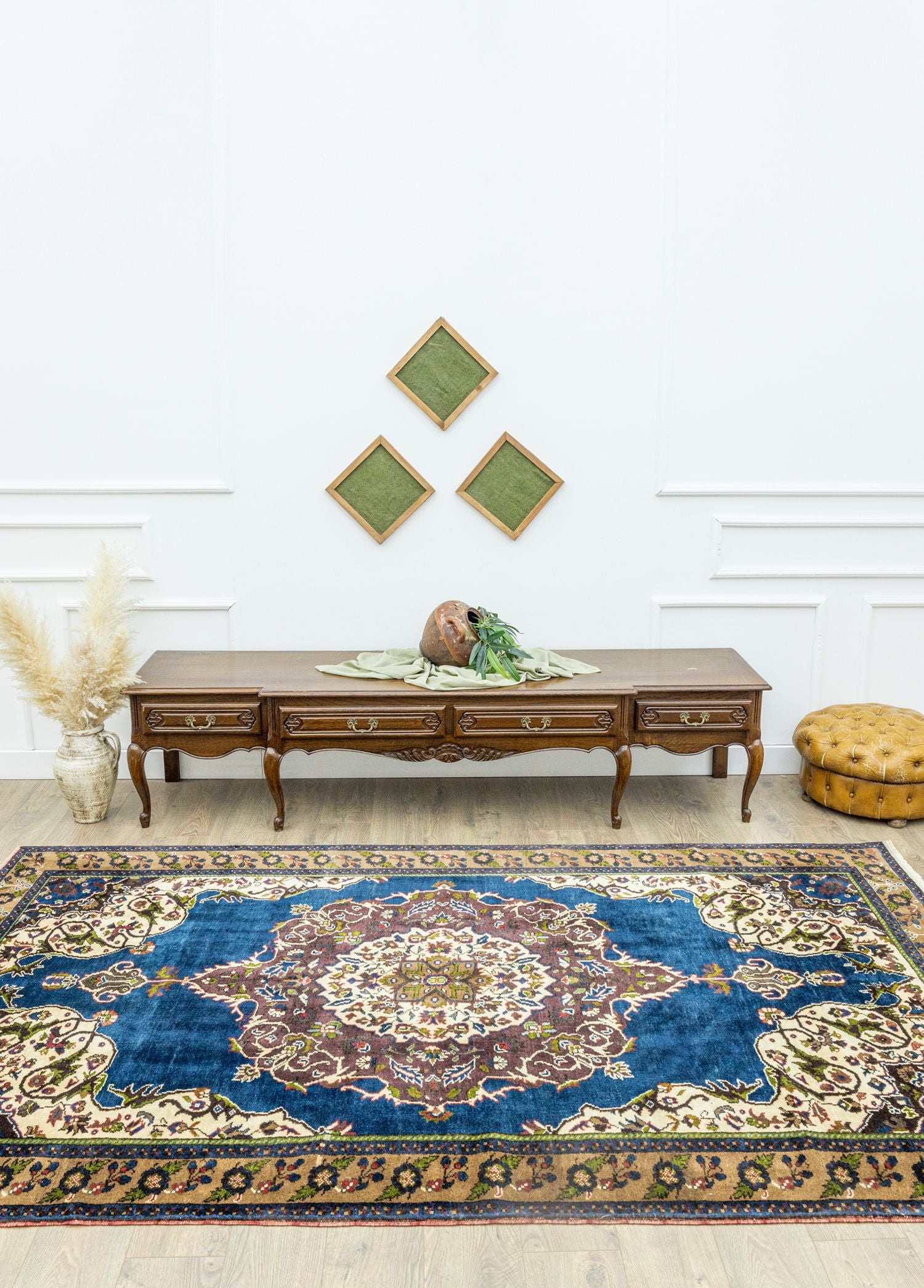 Soho Antiq-Sanna Floral Tasarımlı Yün Halı 181x302 Cm-Halı-2-Milagron.com