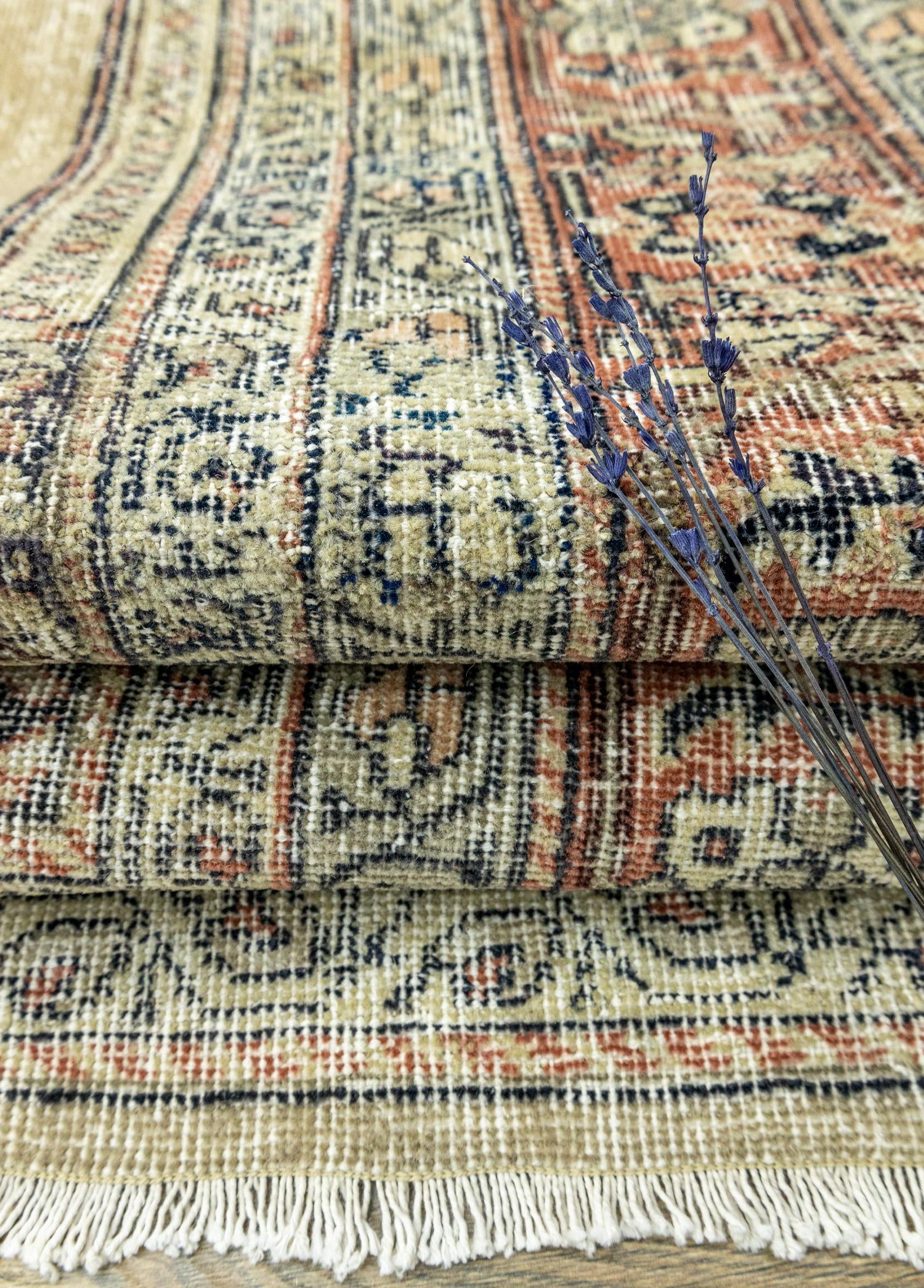 Soho Antiq-Saulet Madalyon Desenli Büyük Halı 413x423 Cm-Halı-4-Milagron.com