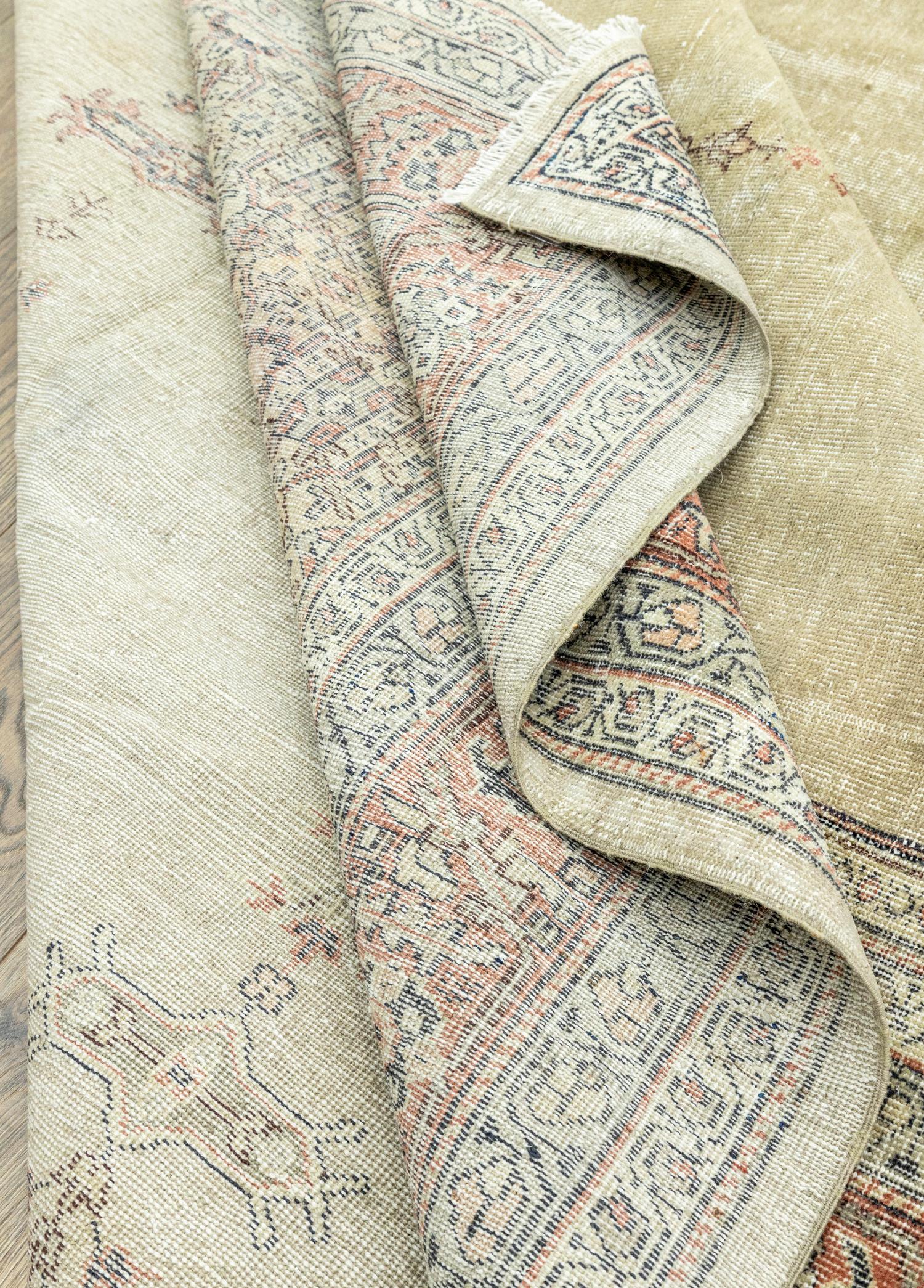 Soho Antiq-Saulet Madalyon Desenli Büyük Halı 413x423 Cm-Halı-6-Milagron.com