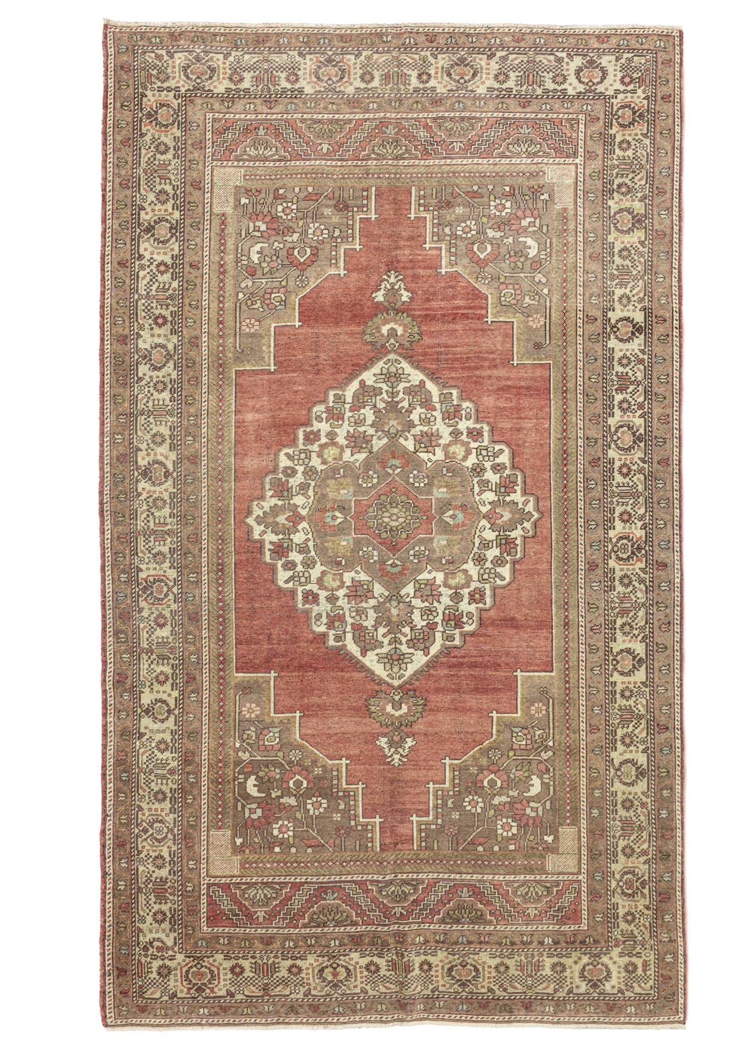 Soho Antiq-Sazak El Dokuma Yün Taşpınar Halısı 187x320 Cm-Halı-1-Milagron.com