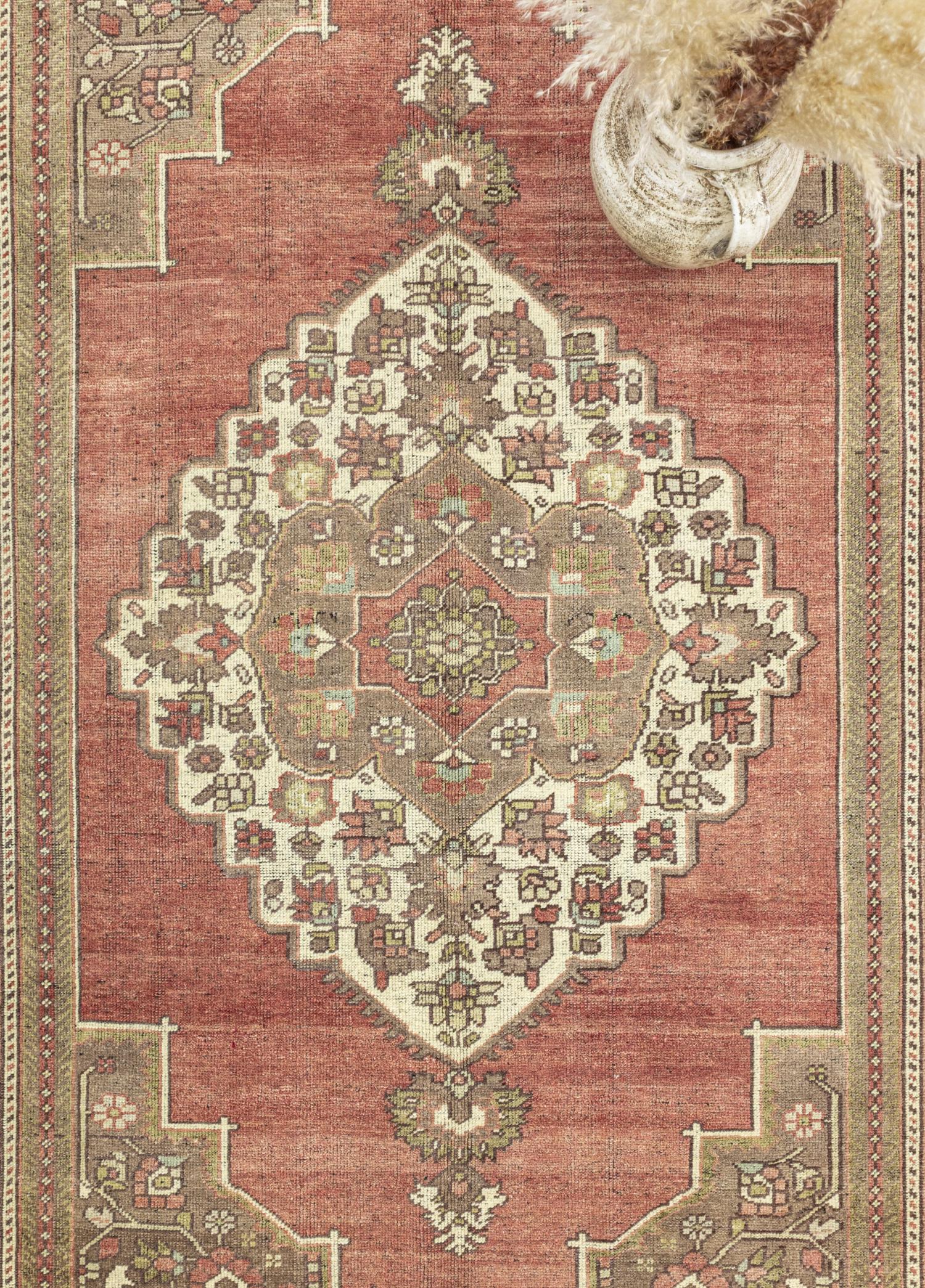 Soho Antiq-Sazak El Dokuma Yün Taşpınar Halısı 187x320 Cm-Halı-3-Milagron.com