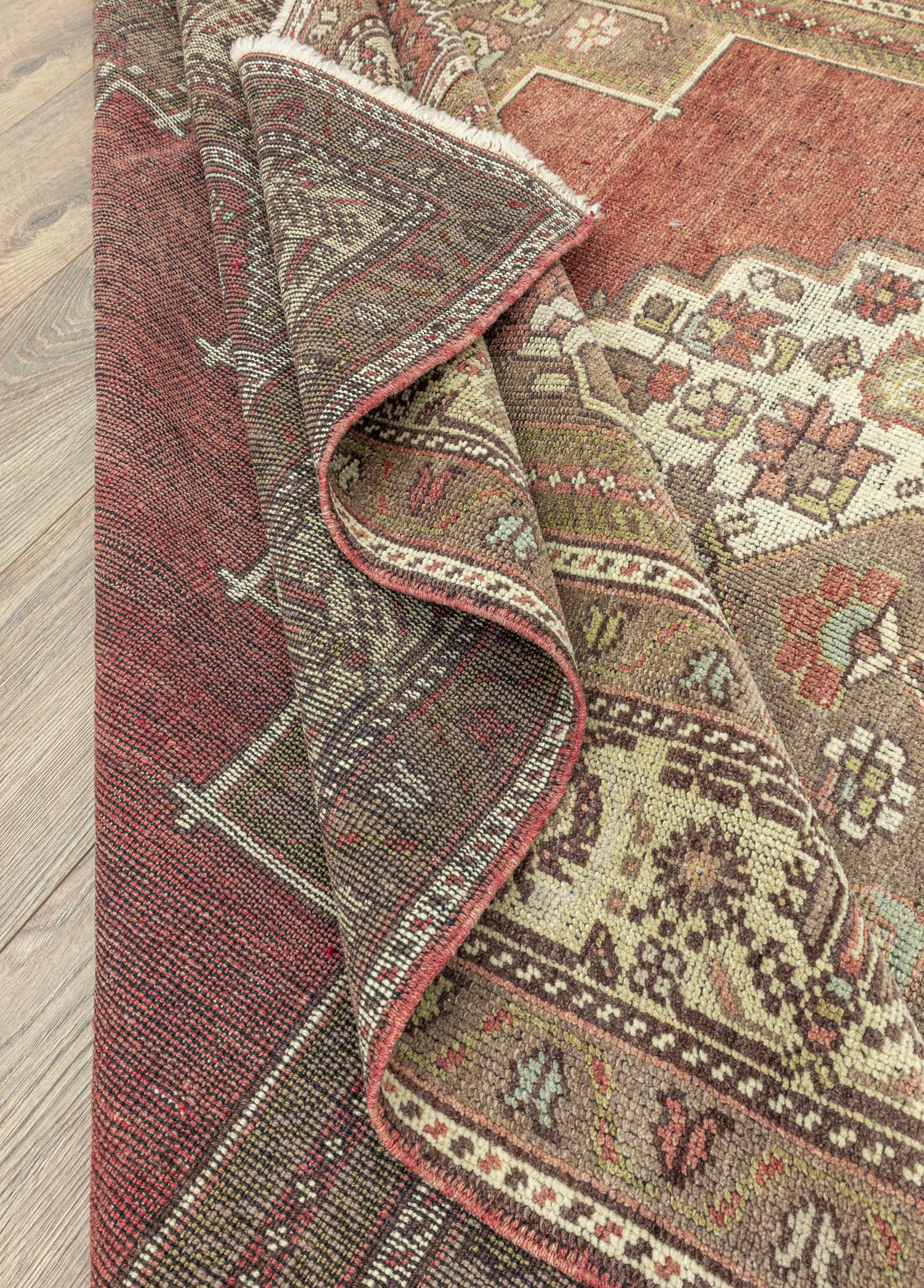 Soho Antiq-Sazak El Dokuma Yün Taşpınar Halısı 187x320 Cm-Halı-6-Milagron.com