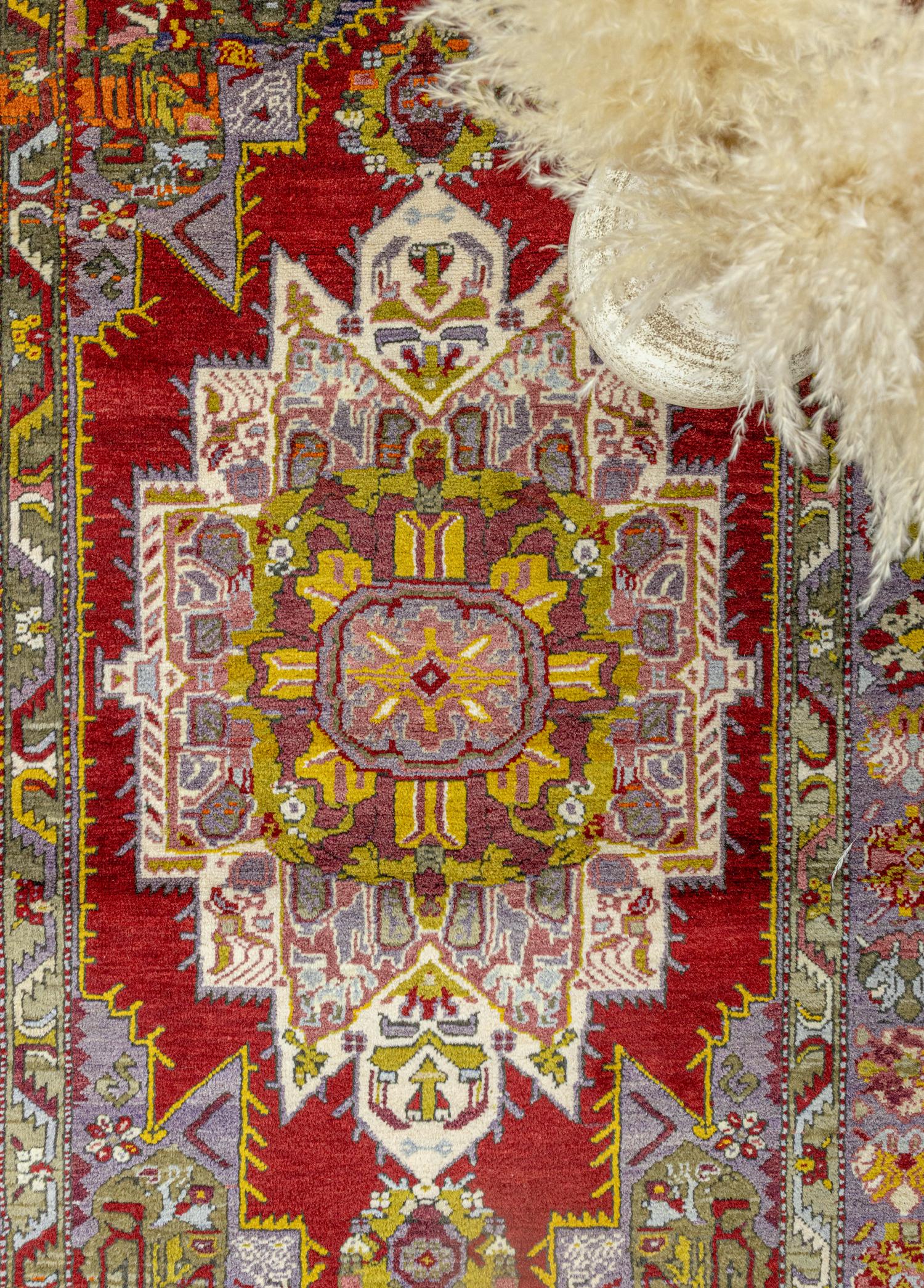 Soho Antiq-Setenay Renkli El Dokuma Yün Halı 125x203 Cm-Halı-3-Milagron.com