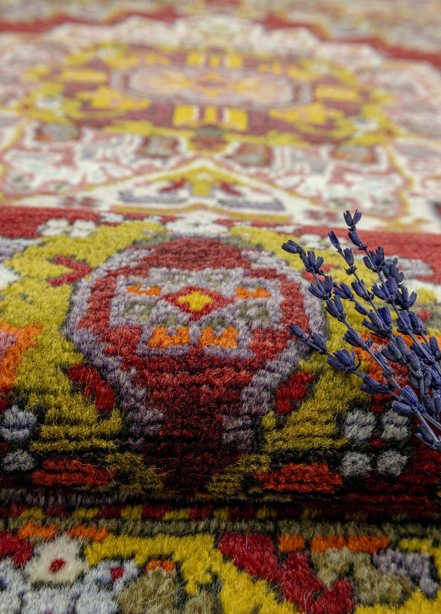 Soho Antiq-Setenay Renkli El Dokuma Yün Halı 125x203 Cm-Halı-4-Milagron.com