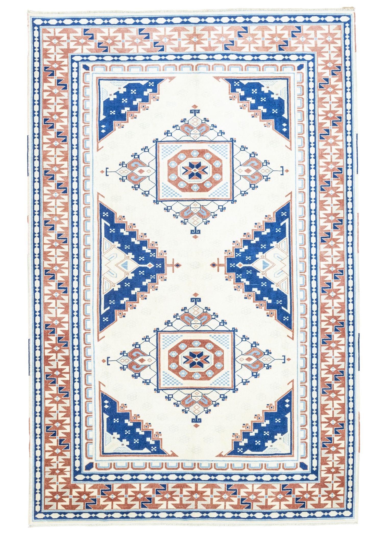 Soho Antiq-Simay Geometrik Tasarımlı El Dokuma Halı 199x312 Cm-Halı-1-Milagron.com