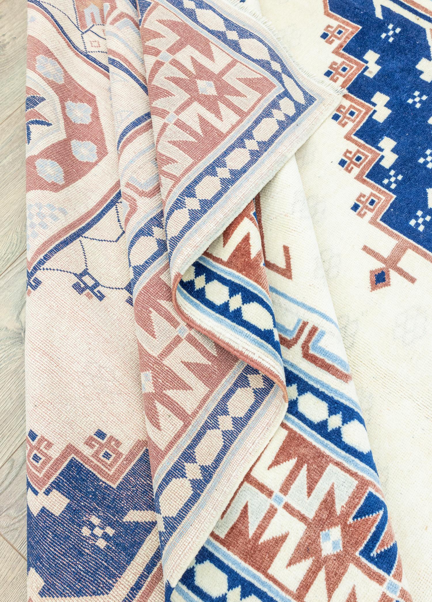 Soho Antiq-Simay Geometrik Tasarımlı El Dokuma Halı 199x312 Cm-Halı-6-Milagron.com