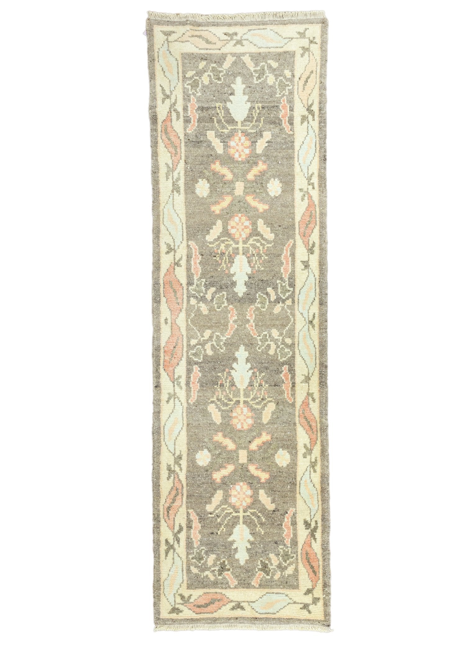 Soho Antiq-Siyurgal Floral Desenli Uşak Yolluk 70x251 Cm-Halı-1-Milagron.com