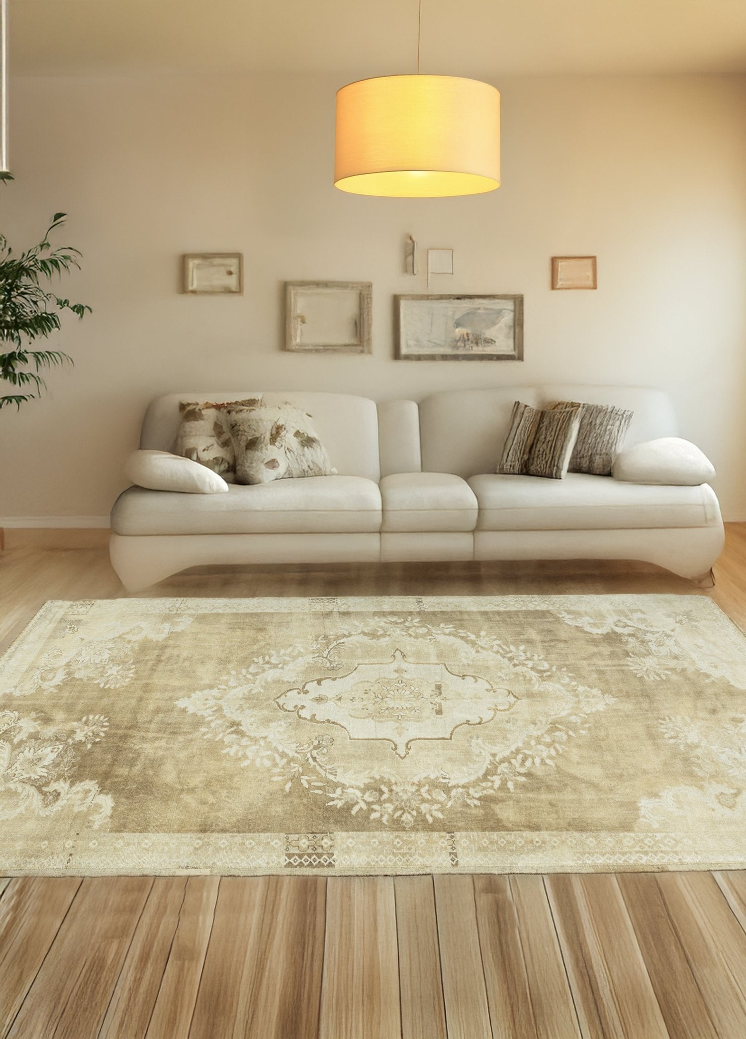 Soho Antiq-Soma Pastel Renkli El Dokuma Halı 204x331 Cm-Halı-2-Milagron.com