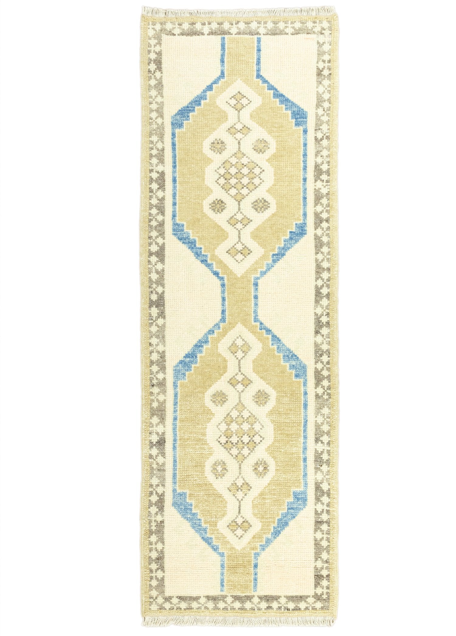 Soho Antiq-Tamilla El Dokuma Rustik Halı Yolluk 61x186 Cm-Halı-1-Milagron.com