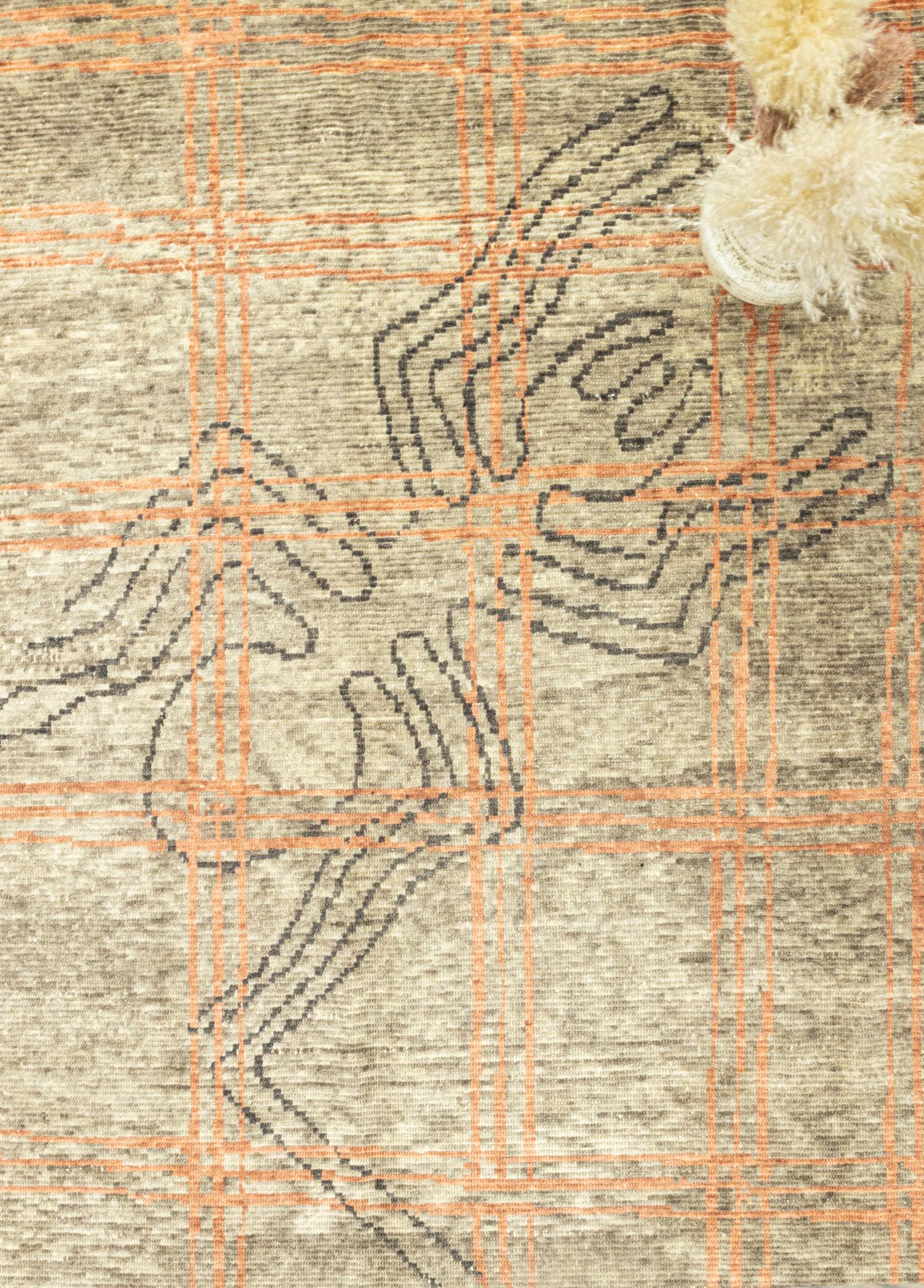 Soho Antiq-Tan Tan Modern Tasarımlı Yün Halı 297x411 Cm-Halı-3-Milagron.com