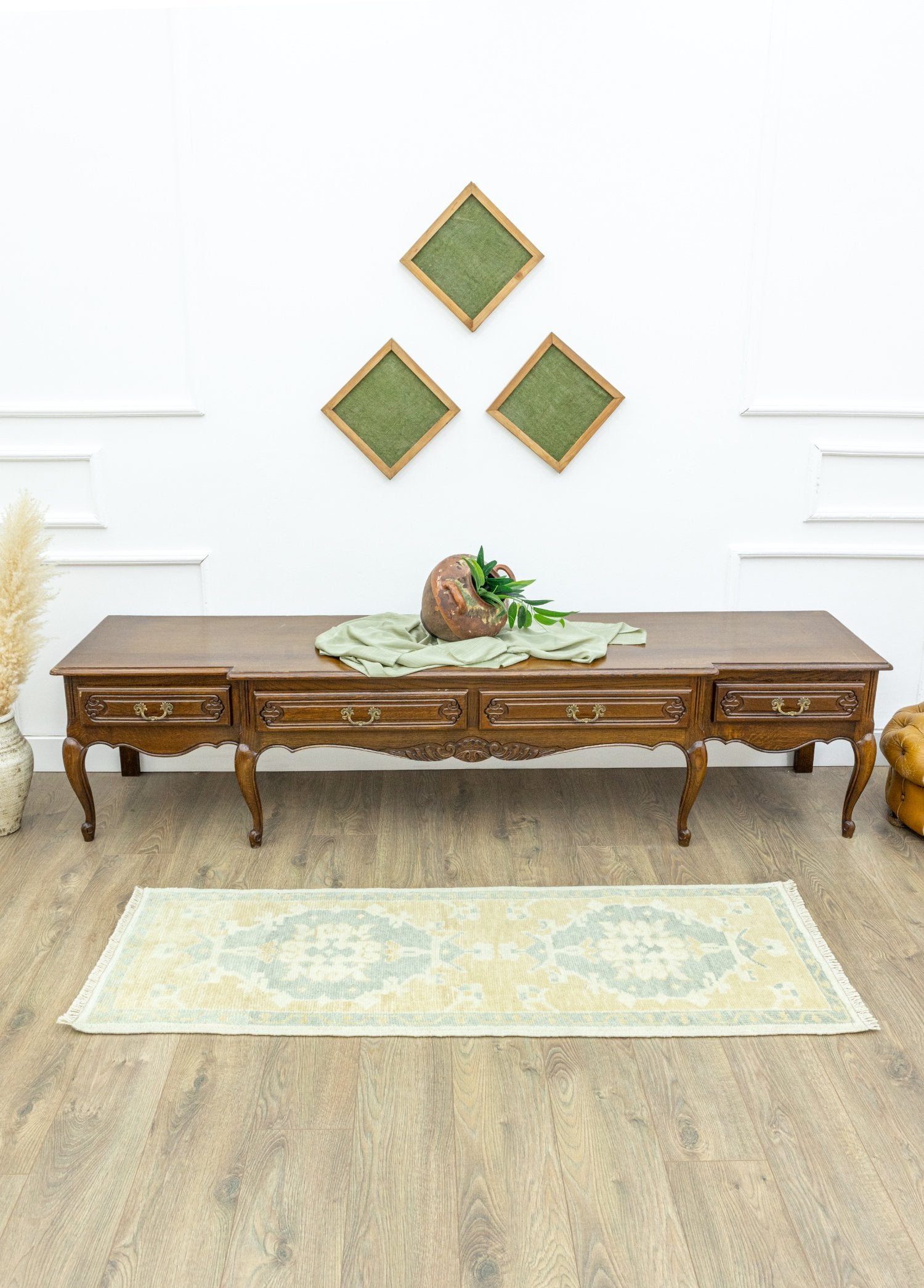 Soho Antiq-Tanca Pastel Renkli Uşak Yolluk 61x168 Cm-Halı-2-Milagron.com