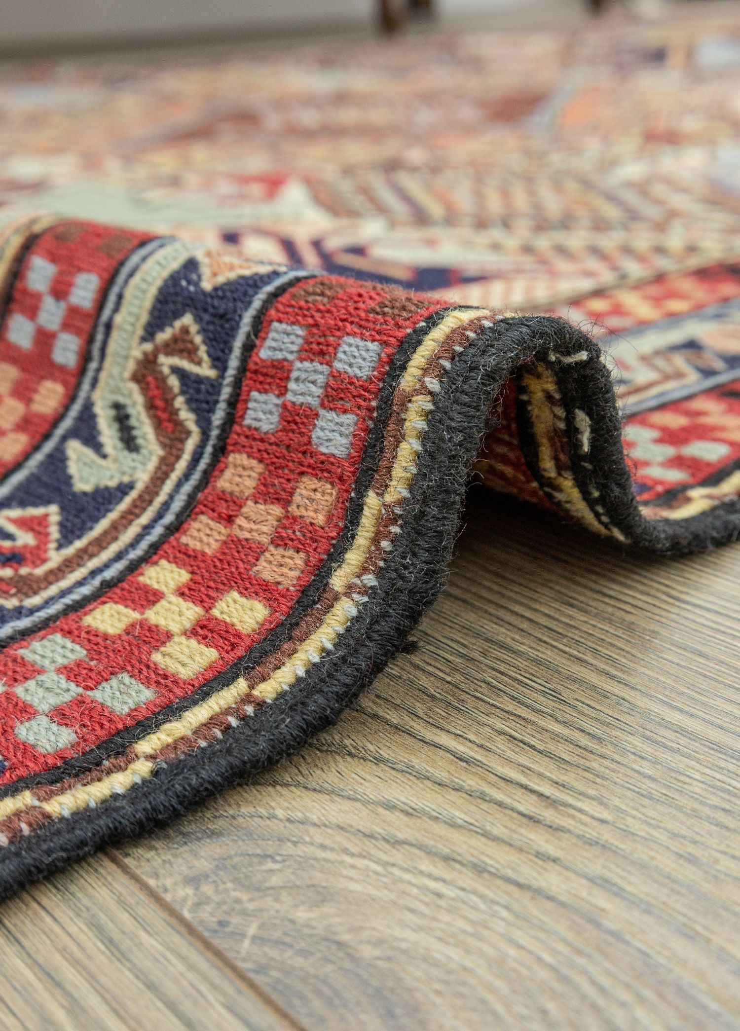 Soho Antiq-Tara Geometrik İran Sumak Kilim 130x207 Cm-Kilim-5-Milagron.com