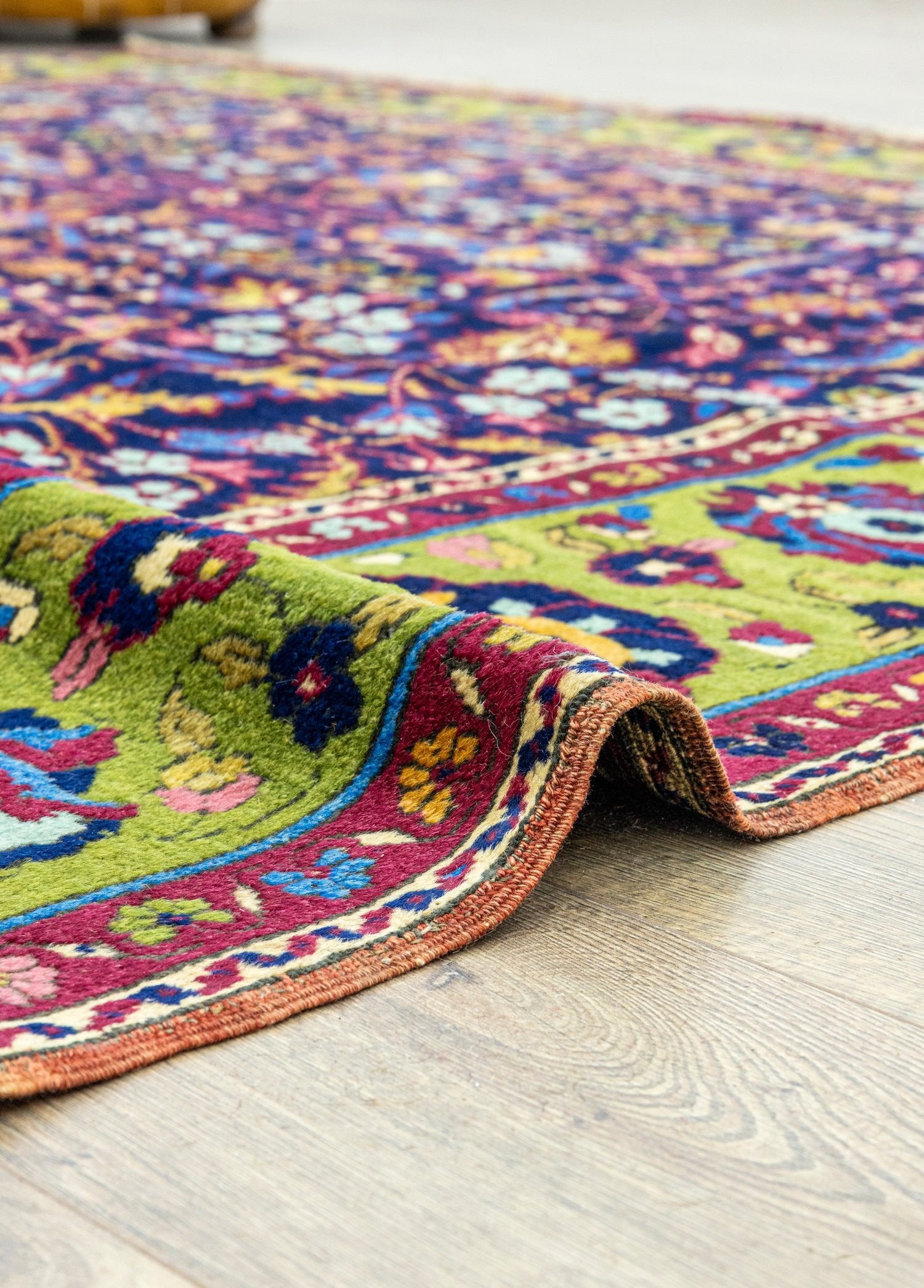 Soho Antiq-Terra Floral Tasarımlı El Dokuma Halı 210x318 Cm-Halı-6-Milagron.com