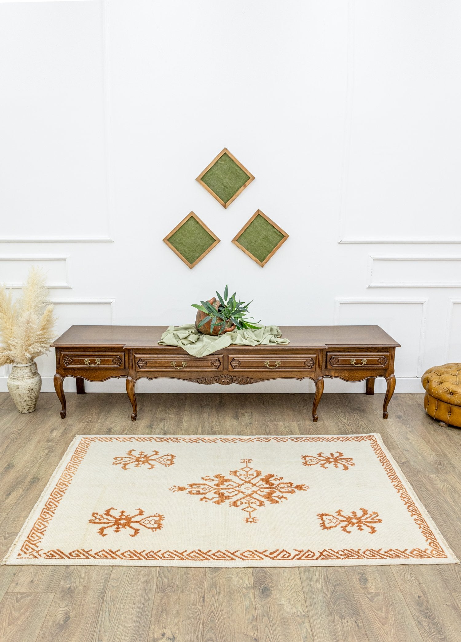 Soho Antiq-Tetsu İlkel Tasarımlı Yün Halı 122x183 Cm-Halı-2-Milagron.com