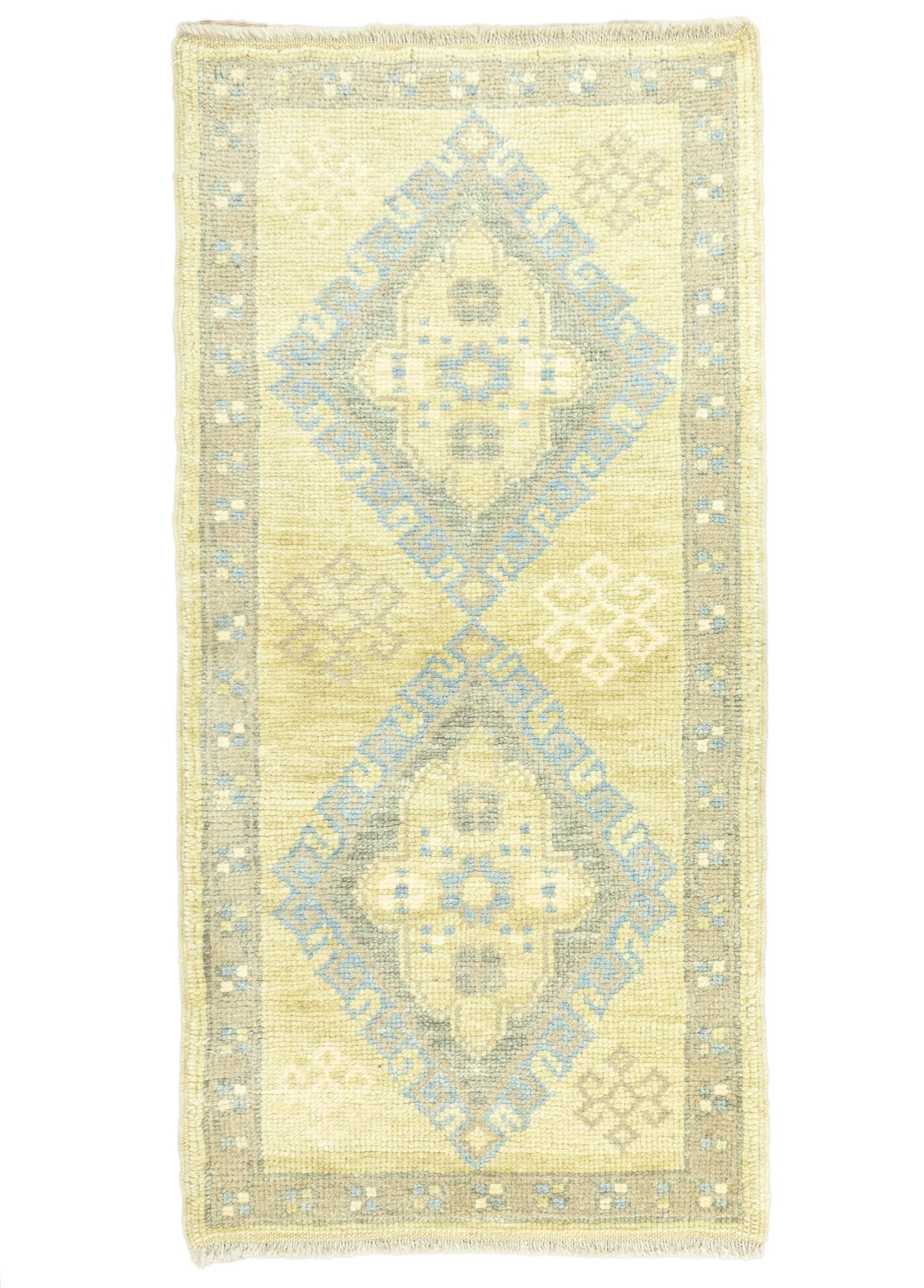 Soho Antiq-Thyme El Dokuma Rustik Halı 67x138 Cm-Halı-1-Milagron.com