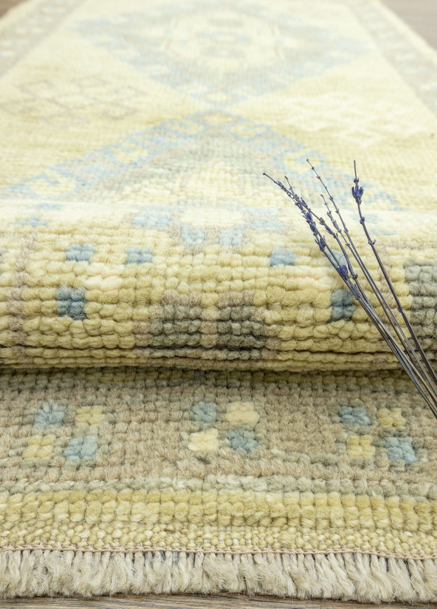 Soho Antiq-Thyme El Dokuma Rustik Halı 67x138 Cm-Halı-4-Milagron.com