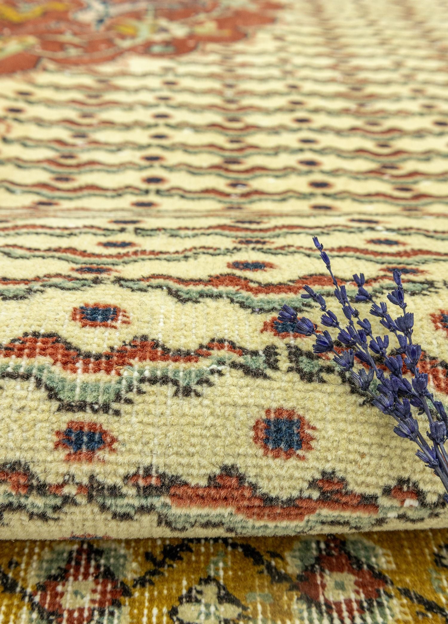 Soho Antiq-Tolan Madalyon Desenli Yün Halı 207x300 Cm-Halı-4-Milagron.com