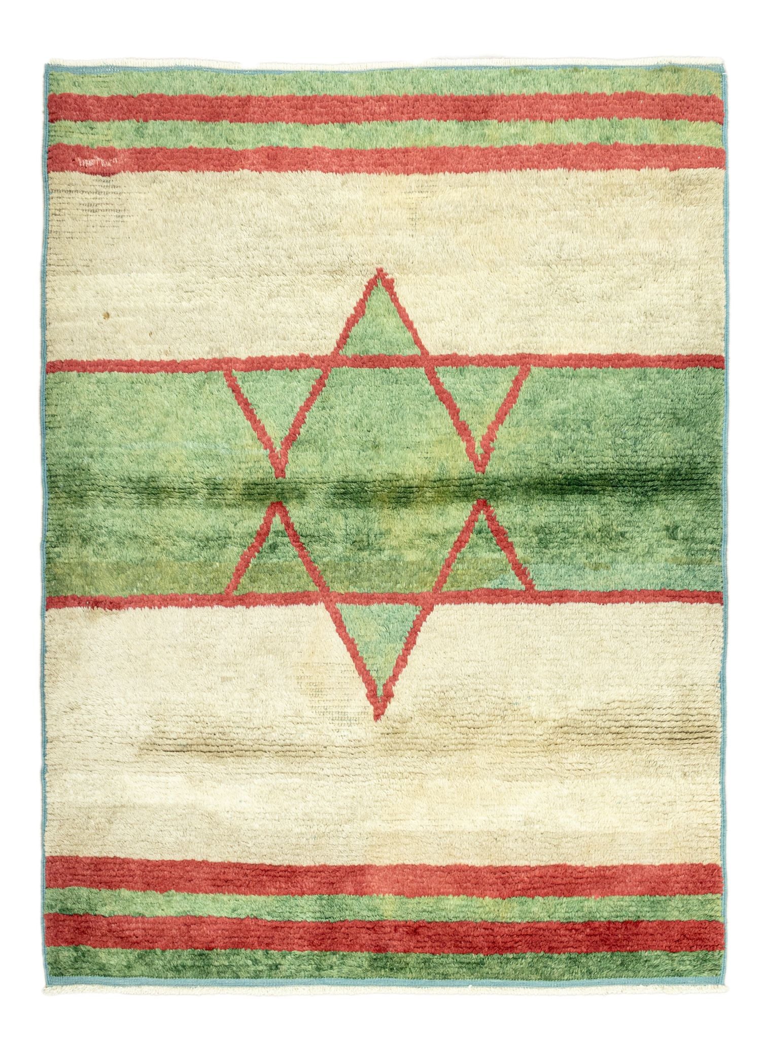 Soho Antiq-Ulucak Yıldız Desenli Tülü Halı 153x185 Cm-Halı-1-Milagron.com