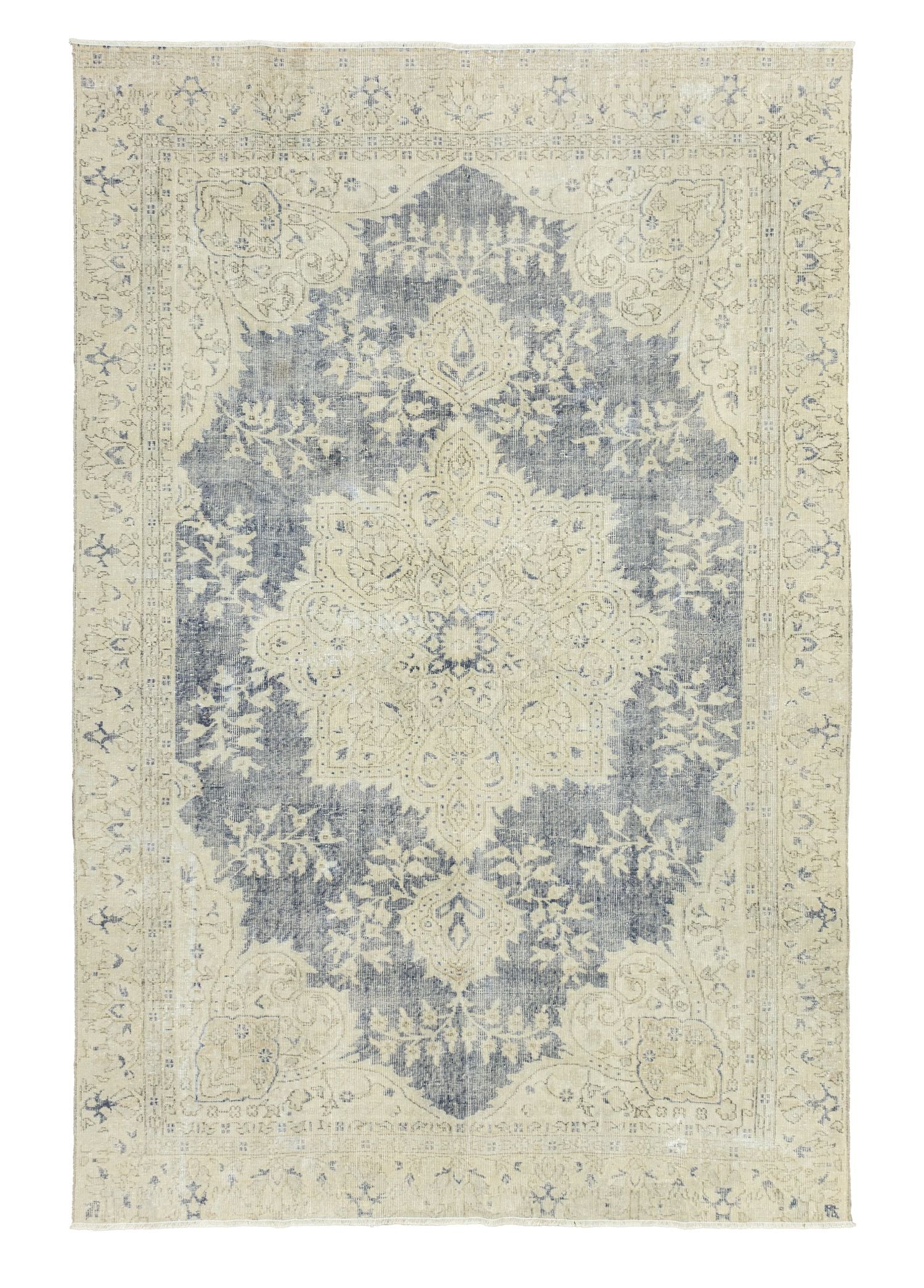 Soho Antiq-Viola Madalyon Tasarımlı El Dokuma Halı 210x314 Cm-1-Milagron.com