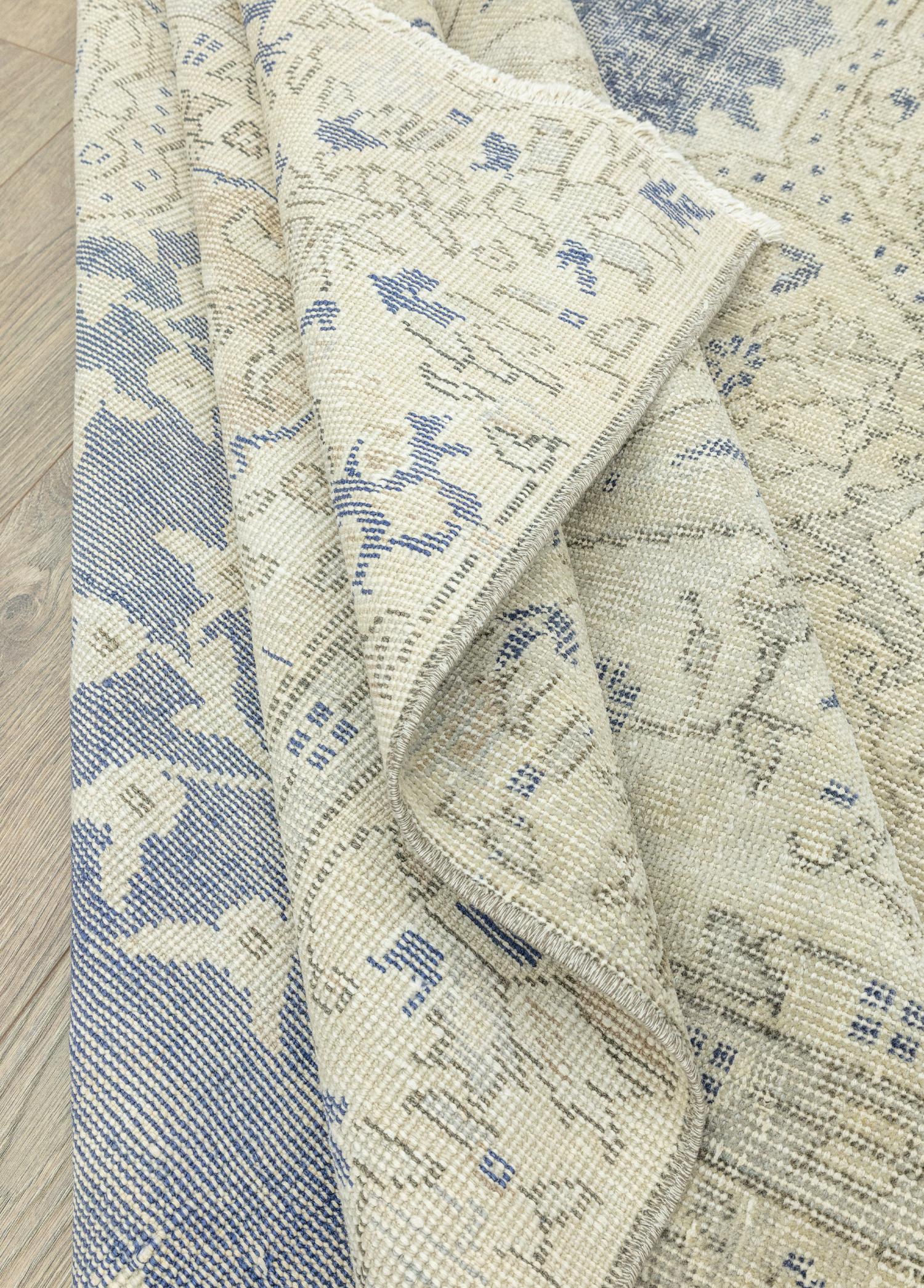 Soho Antiq-Viola Madalyon Tasarımlı El Dokuma Halı 210x314 Cm-6-Milagron.com