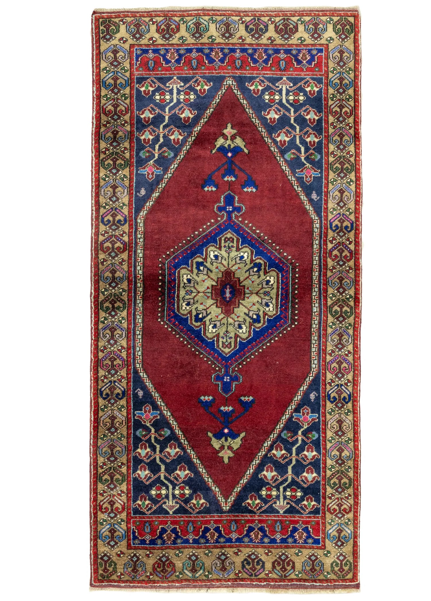 Soho Antiq-Yahyalı El Dokuma Yün Halı 103x223 Cm-1-Milagron.com